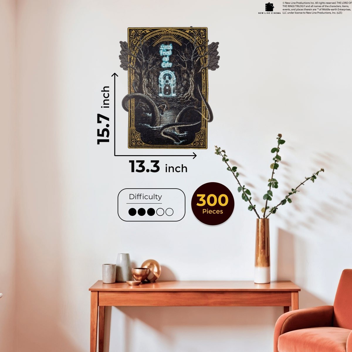 The Lord of the Rings™ Wooden Puzzle - The Gates of Moria - Woods Story