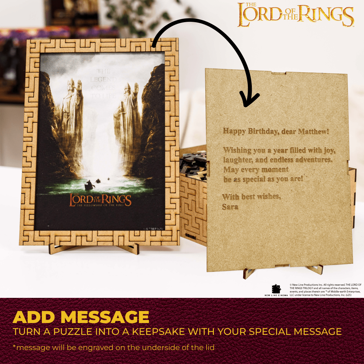 The Lord of the Rings™ Wooden Puzzle - The Legend Comes to Life - Woods Story