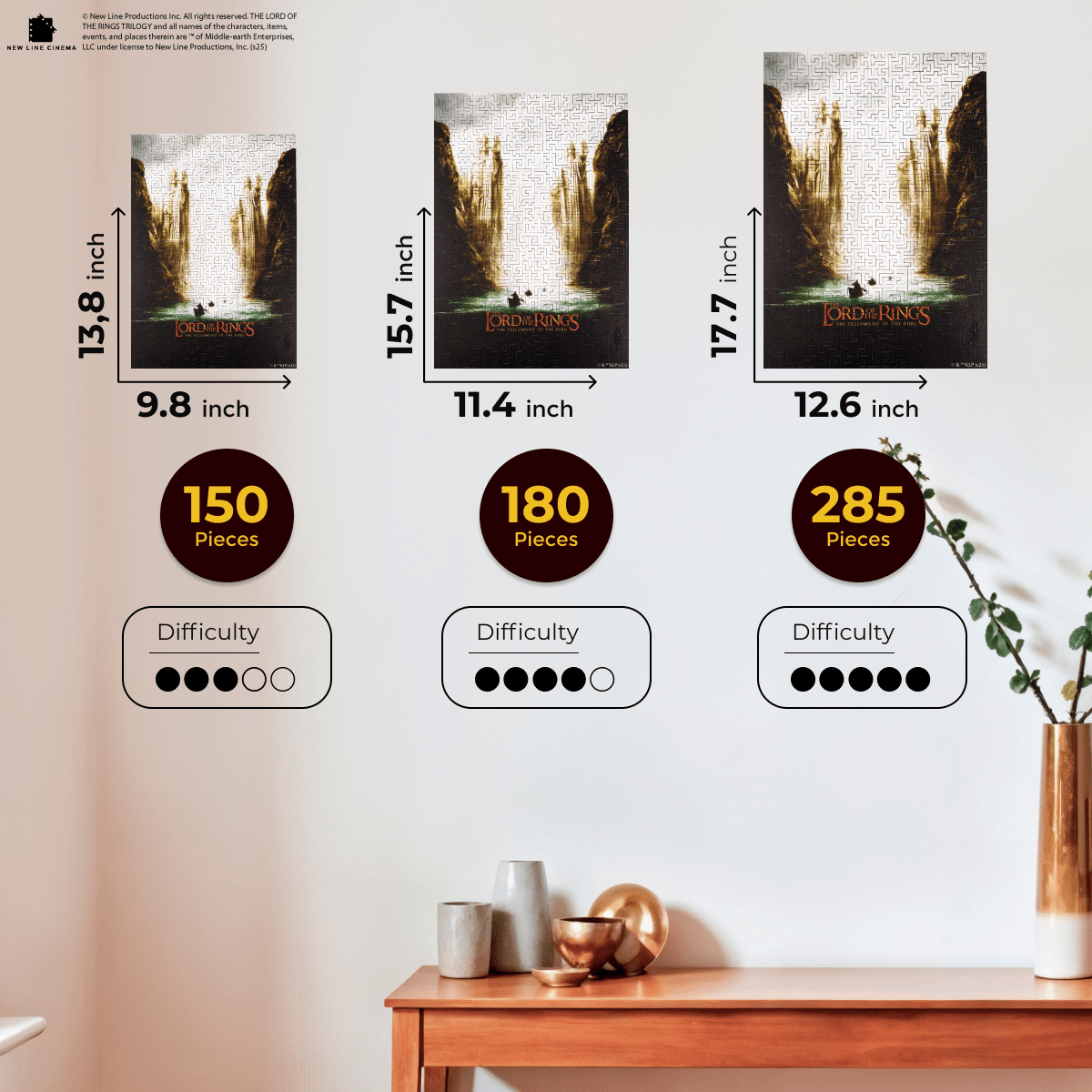 The Lord of the Rings™ Wooden Puzzle - The Legend Comes to Life - Woods Story