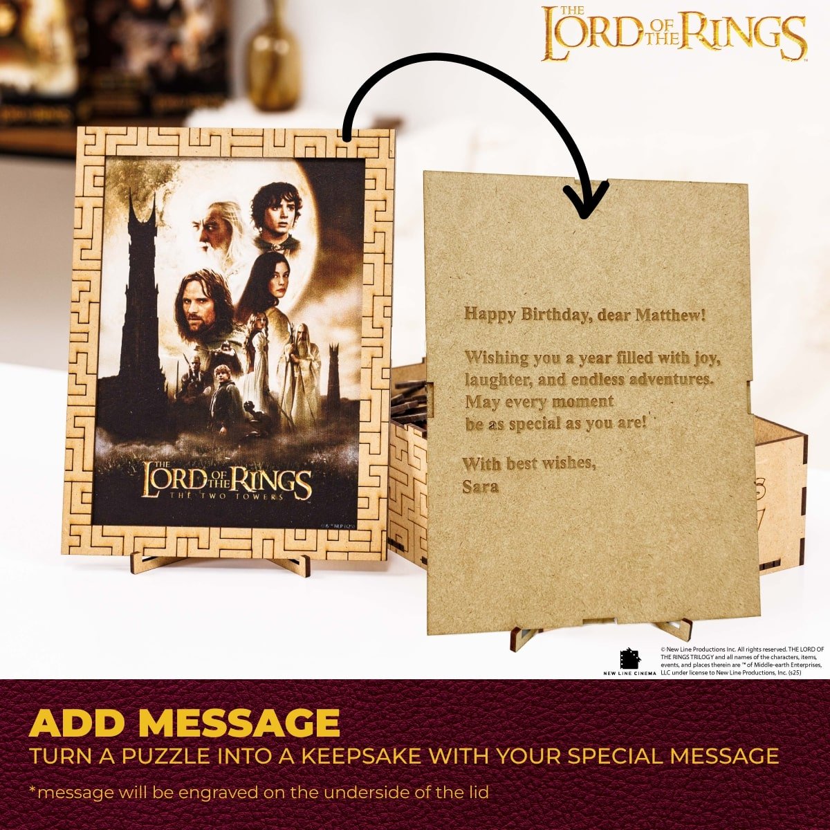 The Lord of the Rings™ Wooden Puzzle - The Two Towers - Woods Story