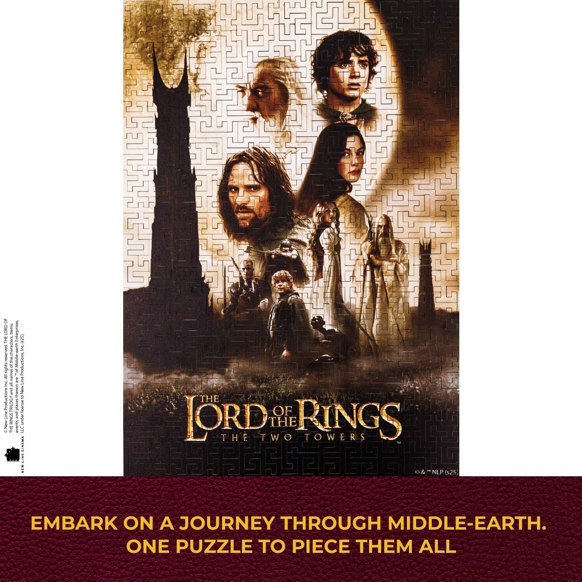 The Lord of the Rings™ Wooden Puzzle - The Two Towers - Woods Story