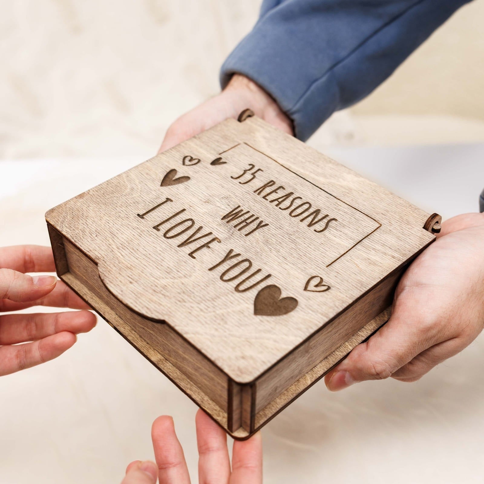 Wooden Heart Shaped Puzzle - Terra - Woods Story