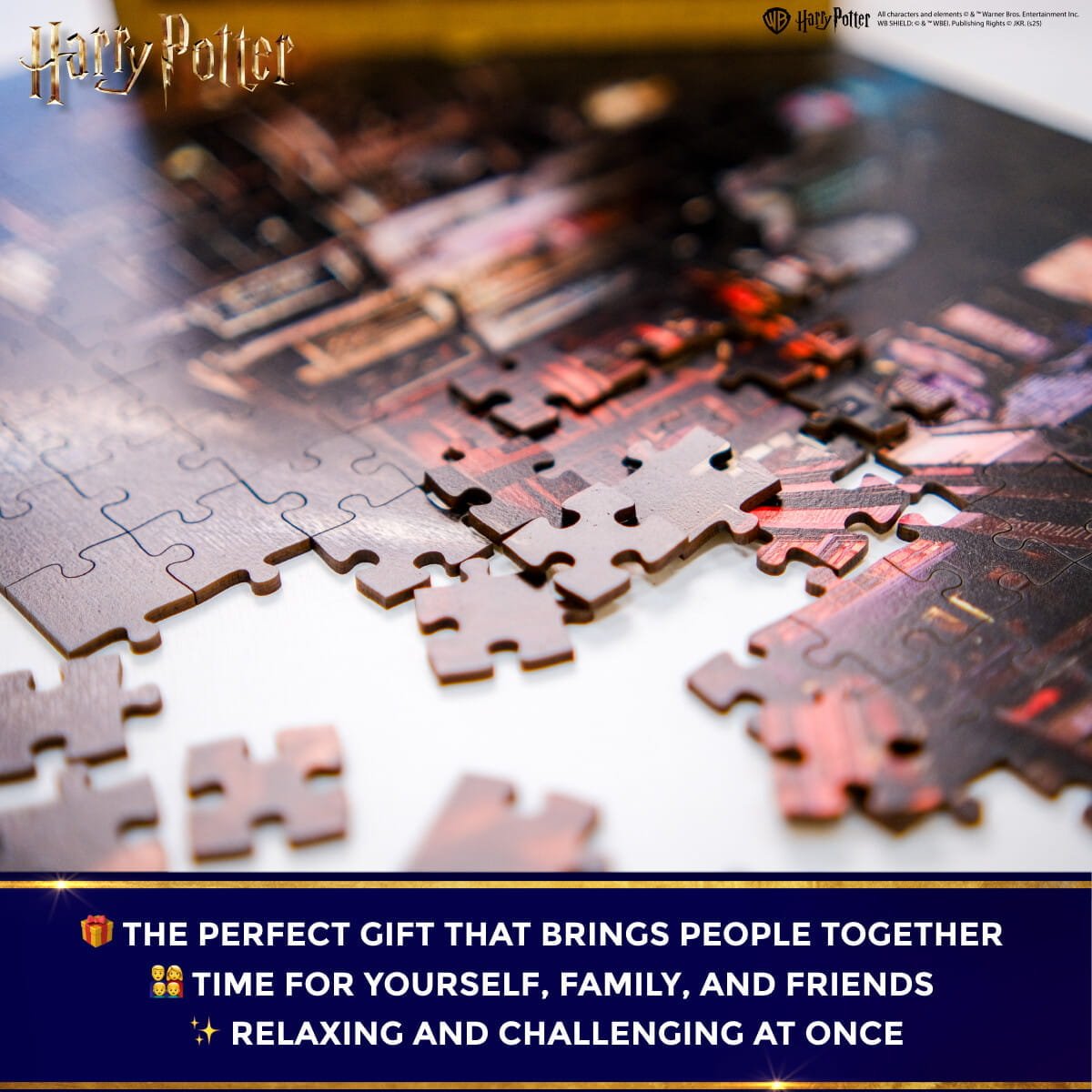 Wooden jigsaw classic puzzle Harry Potter Diagon Alley™ - Woods Story