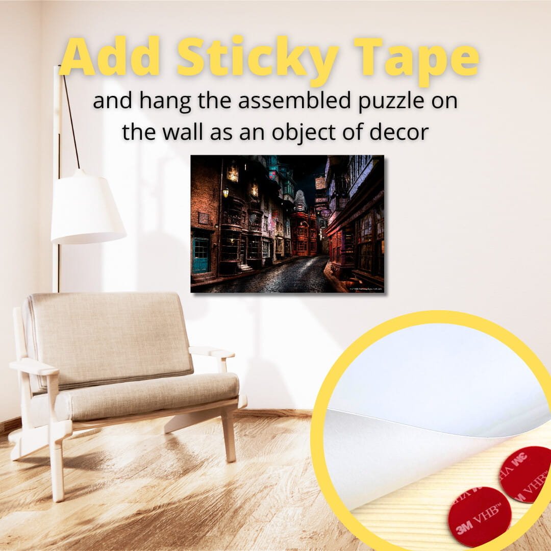 Wooden jigsaw classic puzzle Harry Potter Diagon Alley™ - Woods Story