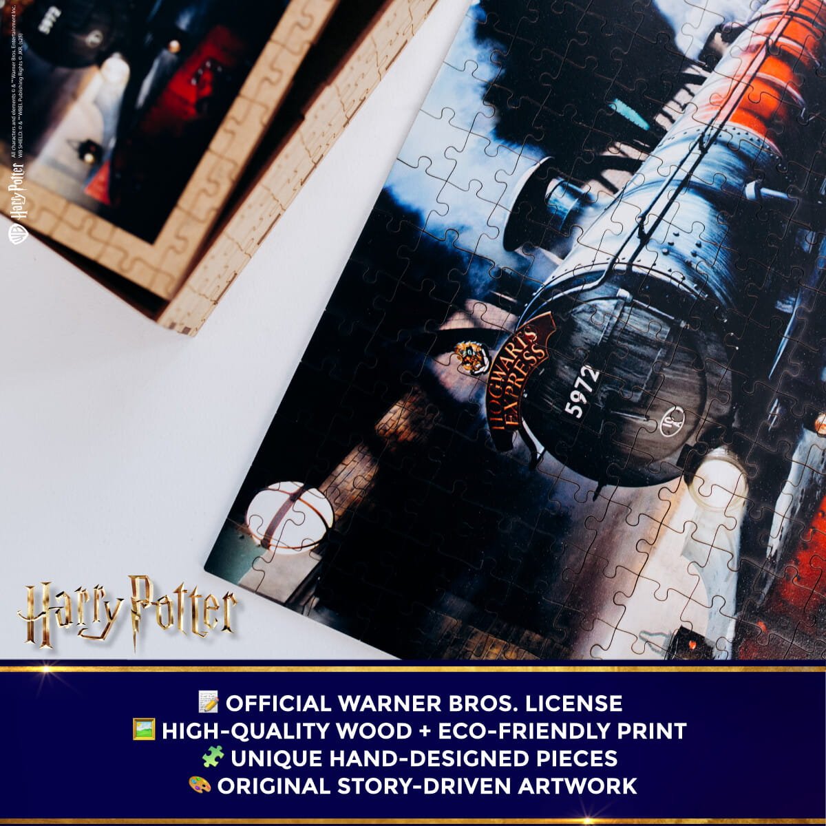 Wooden jigsaw classic puzzle Harry Potter Hogwarts Express™ - Woods Story