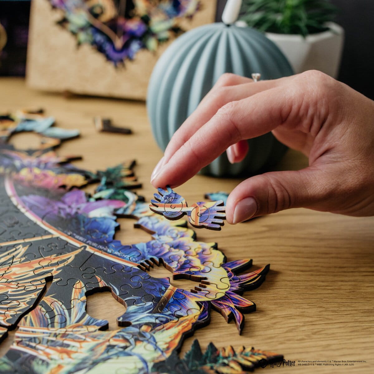 Wooden jigsaw classic puzzle Harry Potter Hogwarts™ (Neonly) - Woods Story