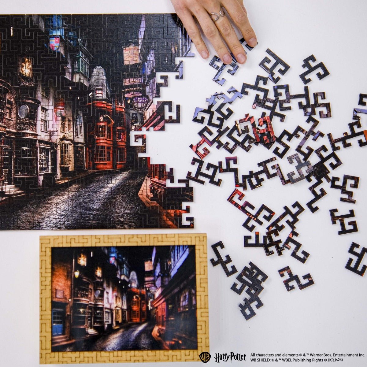 Wooden jigsaw maze puzzle Harry Potter Diagon Alley™ - Woods Story