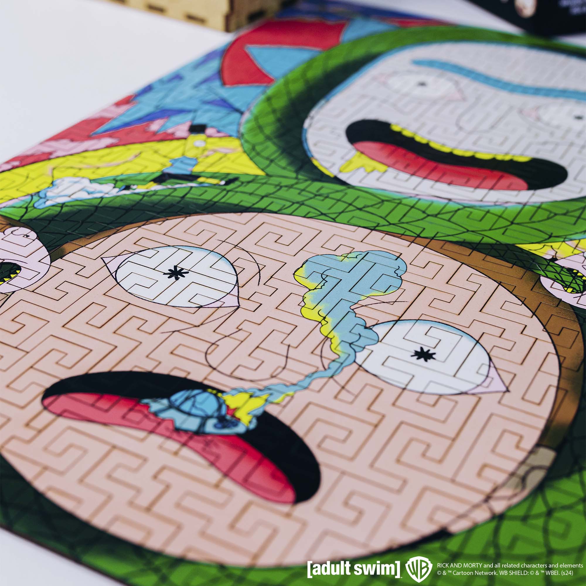 Wooden jigsaw maze puzzle Rick&Morty™ Adventures - Woods Story