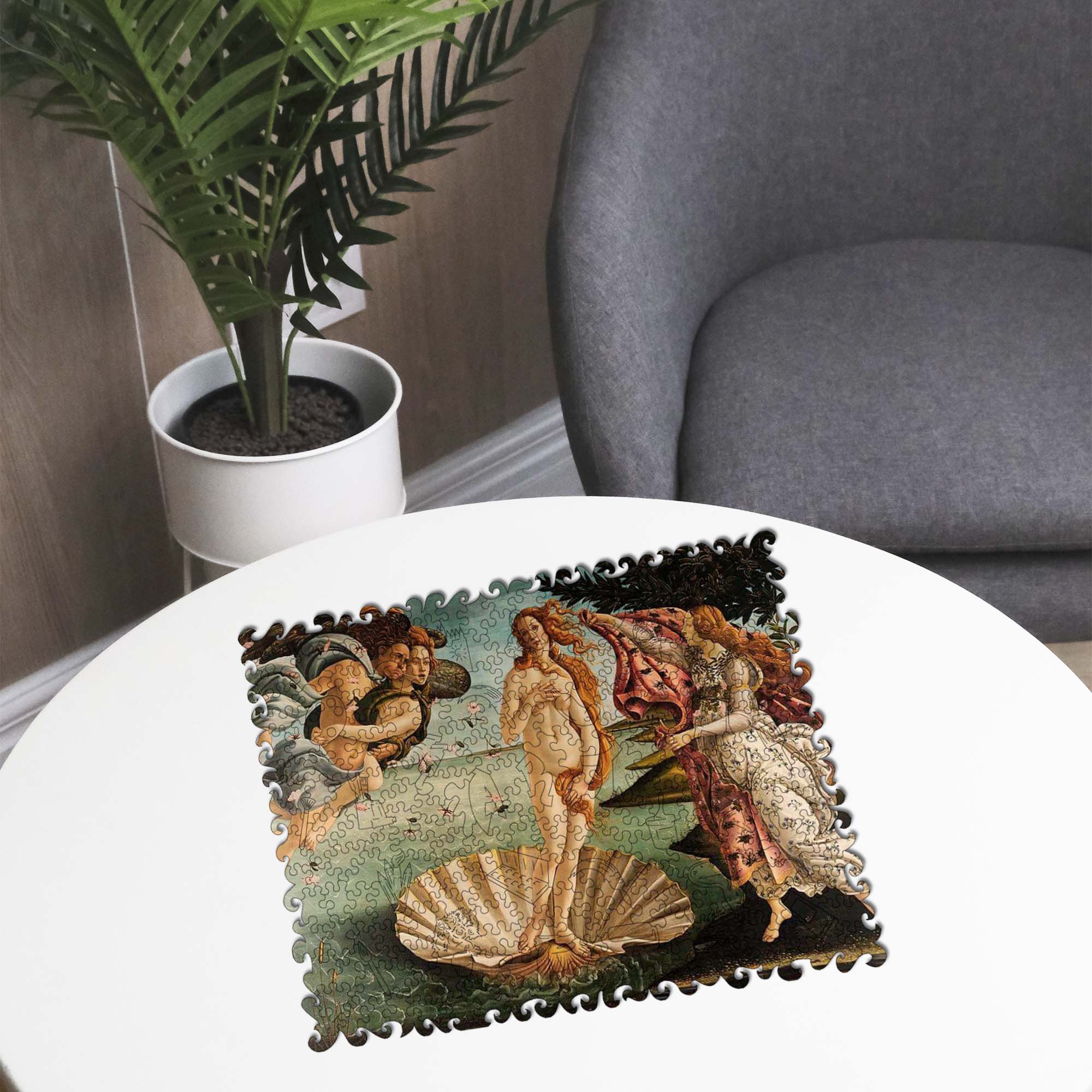 Wooden Jigsaw Puzzle Birth of Venus (Sandro Botticelli) - Woods Story