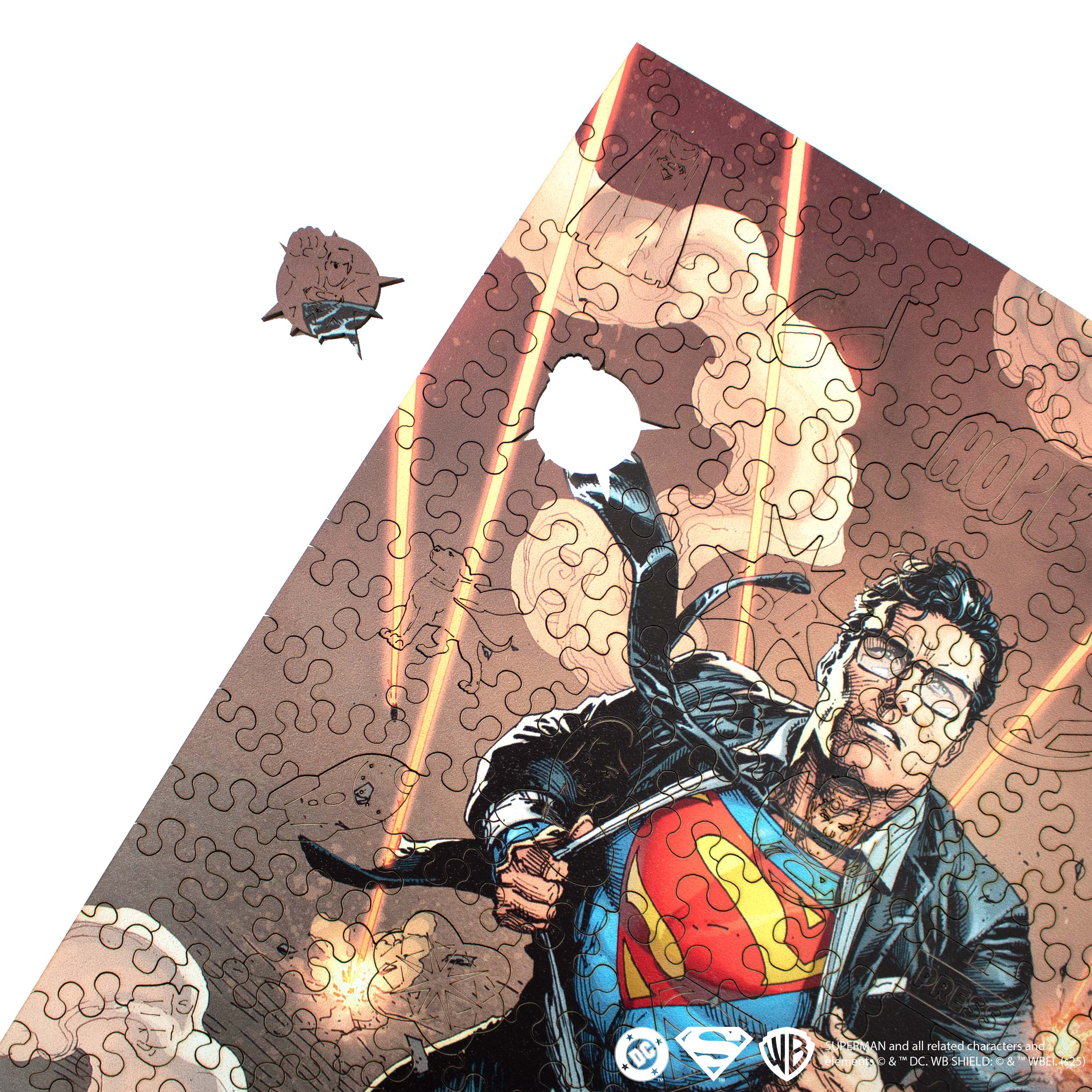 Wooden jigsaw puzzle DC Superman™ – Eye of the Storm - Woods Story