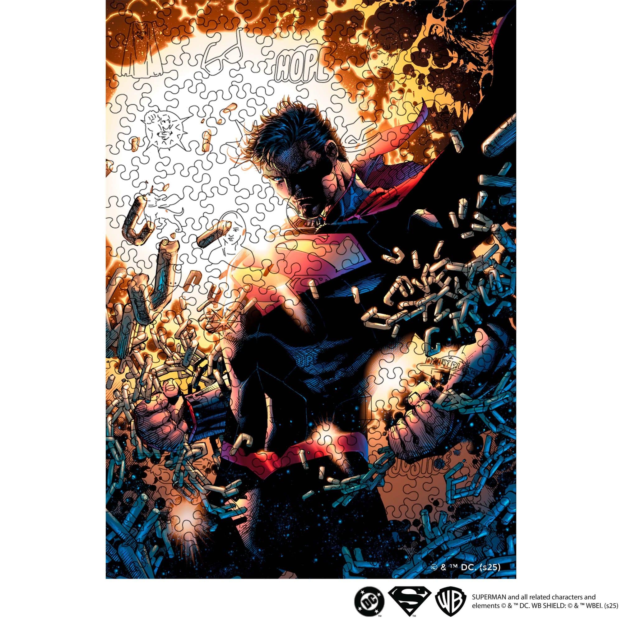 Wooden jigsaw puzzle DC Superman™ – Unbreakable Force - Woods Story