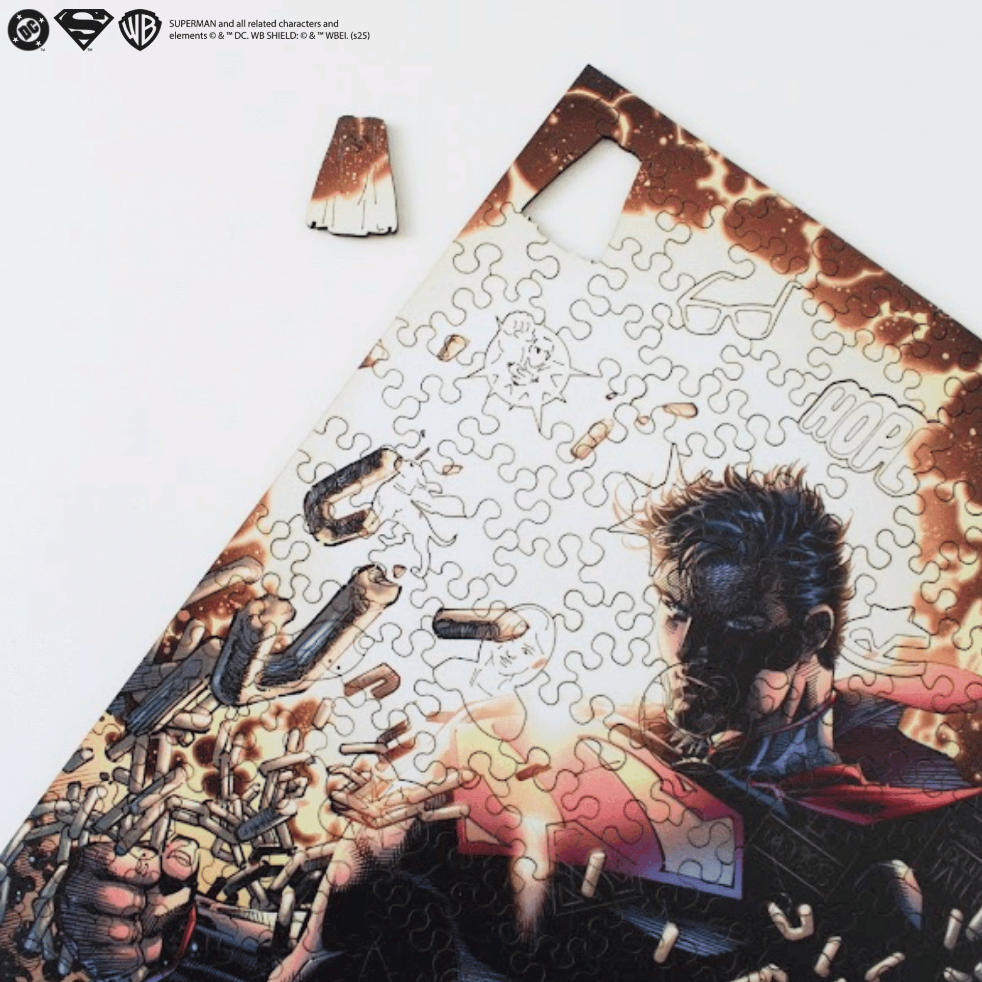 Wooden jigsaw puzzle DC Superman™ – Unbreakable Force - Woods Story