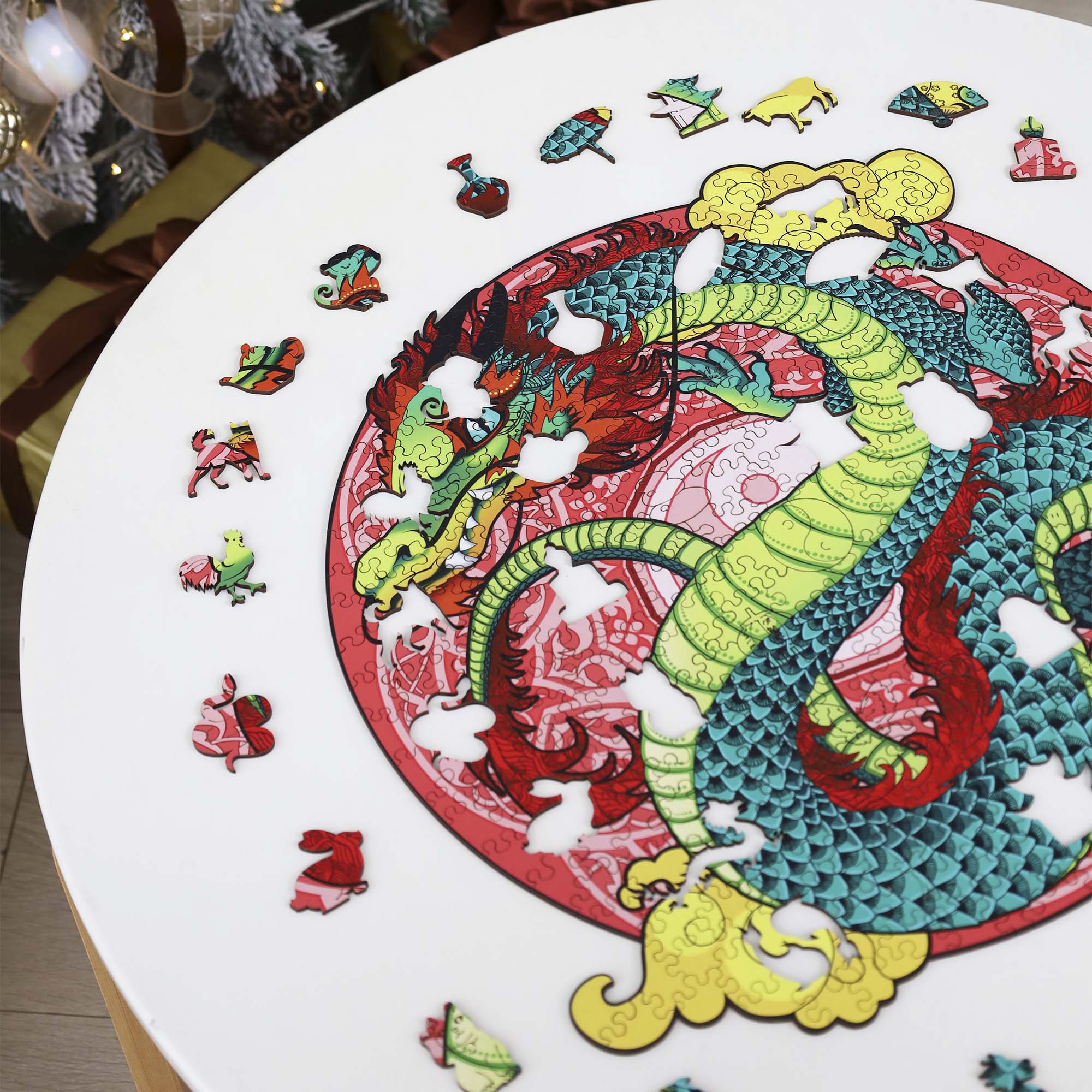 Wooden Jigsaw Puzzle Dragon - Woods Story