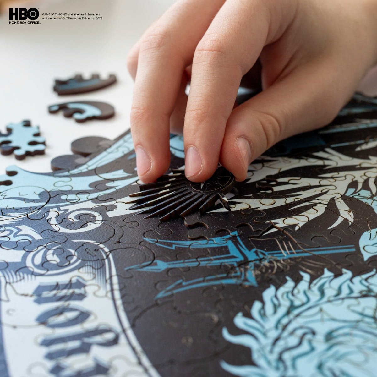 Wooden jigsaw puzzle Game of Thrones™ House Velaryon - Woods Story