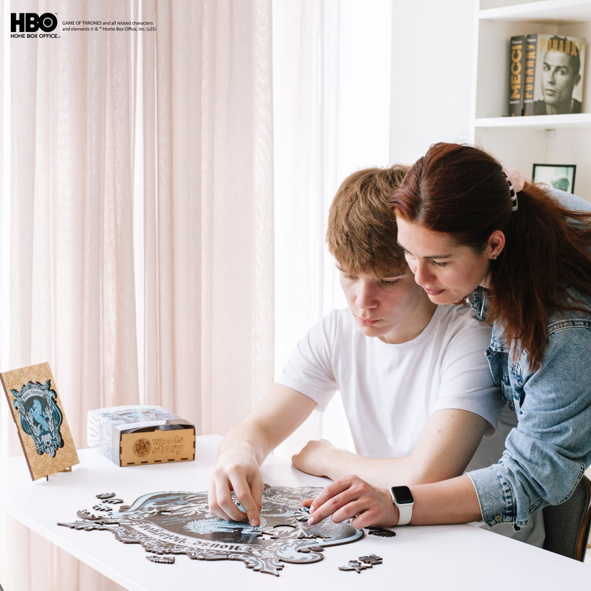 Wooden jigsaw puzzle Game of Thrones™ House Velaryon - Woods Story