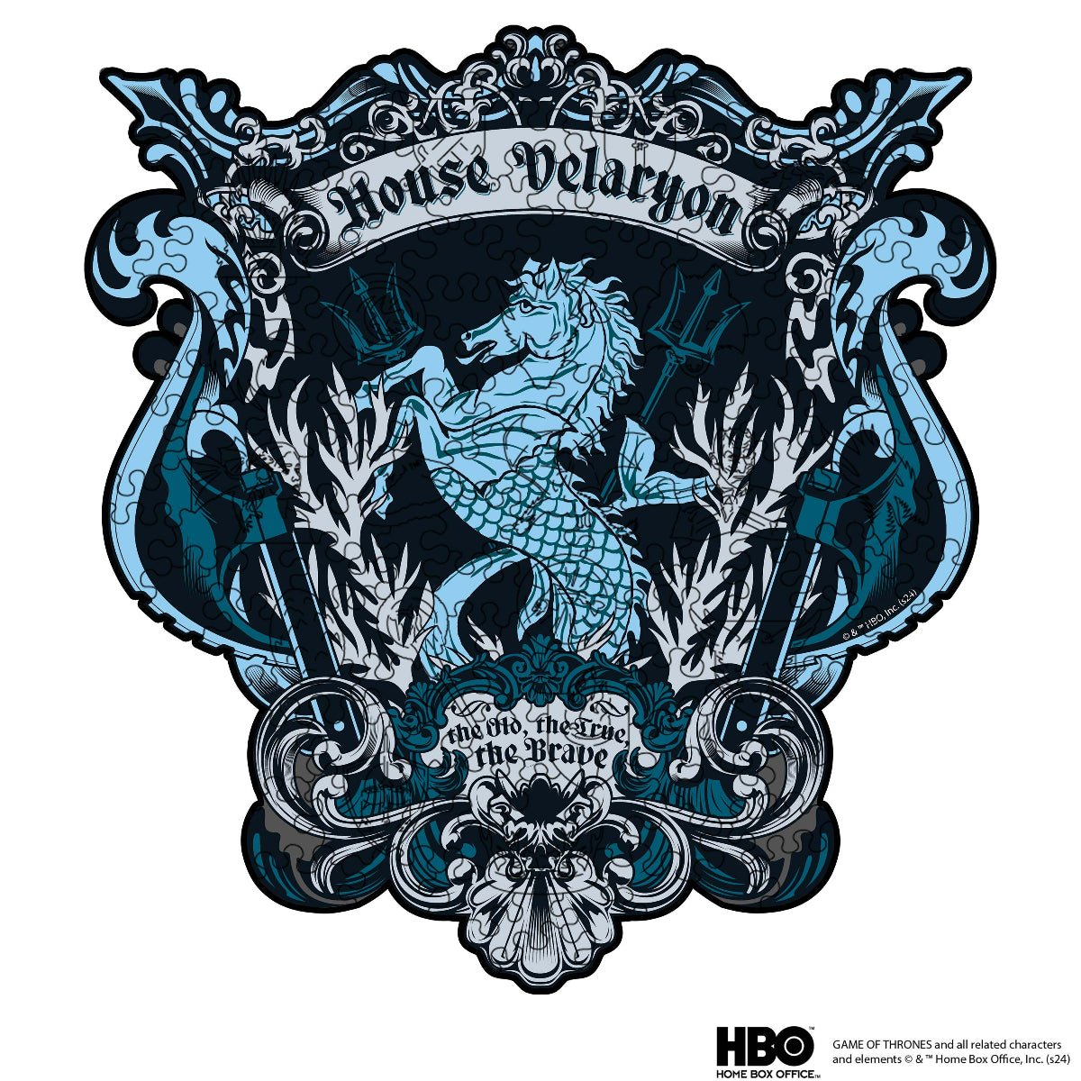 Wooden jigsaw puzzle Game of Thrones™ House Velaryon - Woods Story