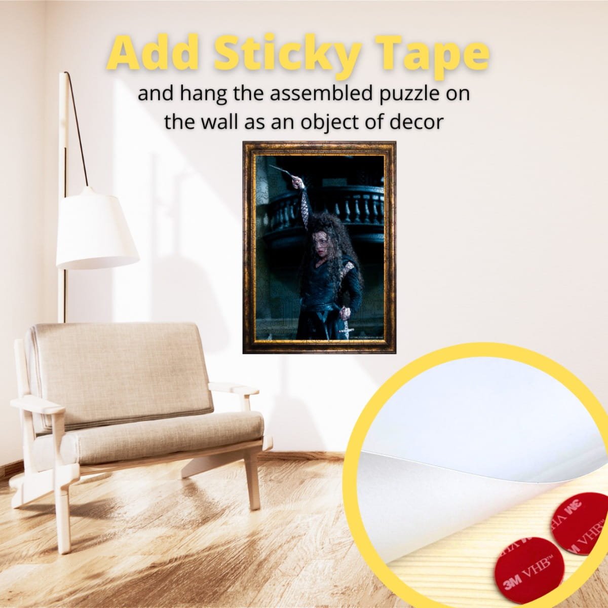 Wooden jigsaw puzzle Harry Potter Bellatrix Lestrange™ - Woods Story