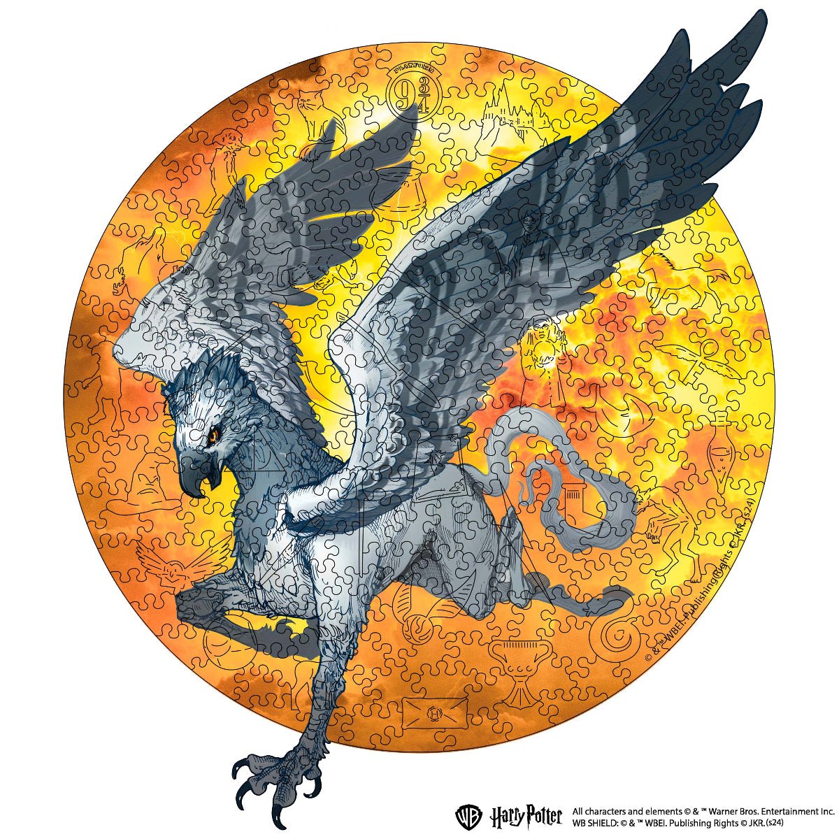 Wooden jigsaw puzzle Harry Potter Hippogriff™ - Woods Story
