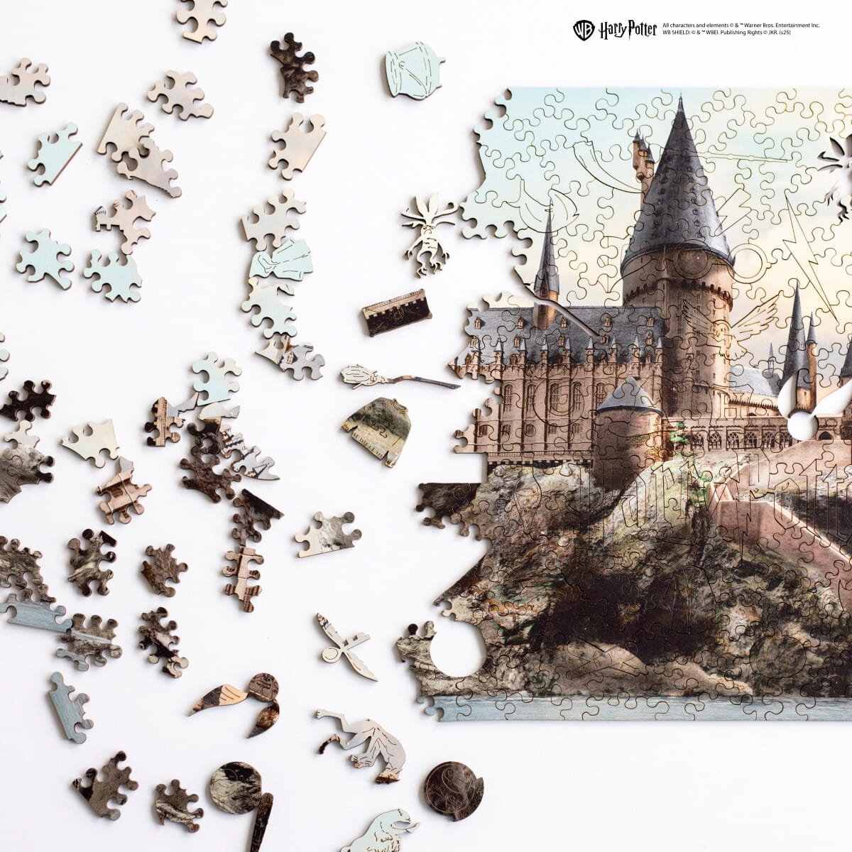 Wooden jigsaw puzzle Harry Potter Hogwarts Castle™ - Woods Story