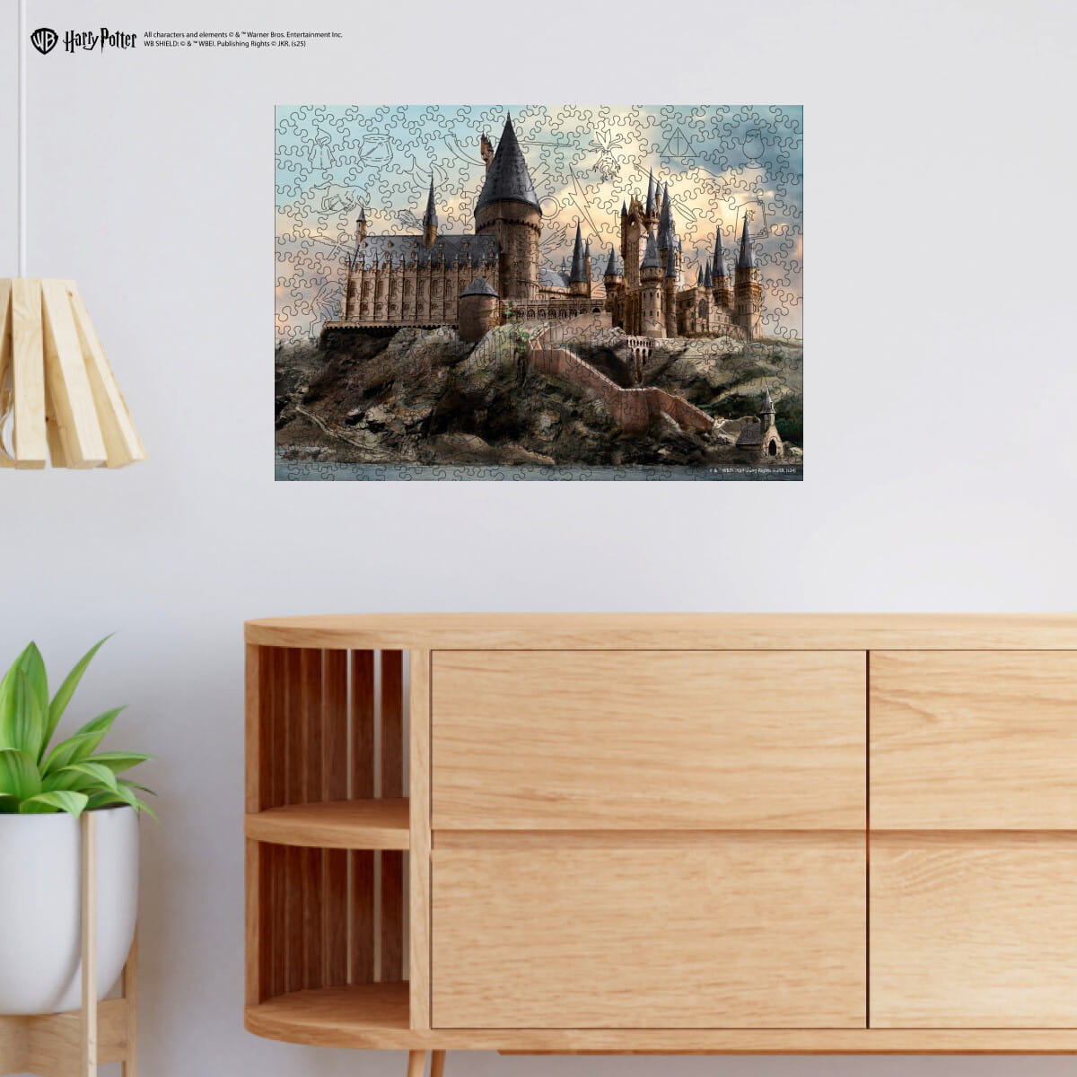 Wooden jigsaw puzzle Harry Potter Hogwarts Castle™ - Woods Story