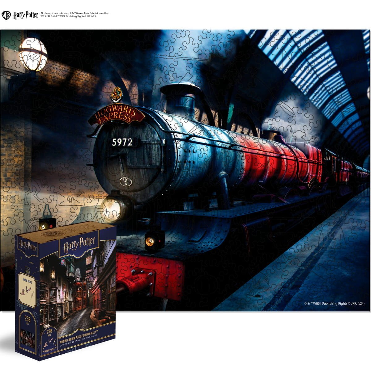 Wooden jigsaw puzzle Harry Potter Hogwarts Express™ - Woods Story