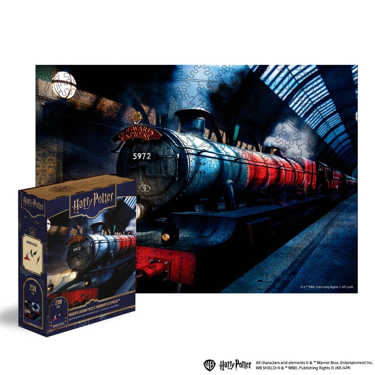 Wooden jigsaw puzzle Harry Potter Hogwarts Express™ - Woods Story