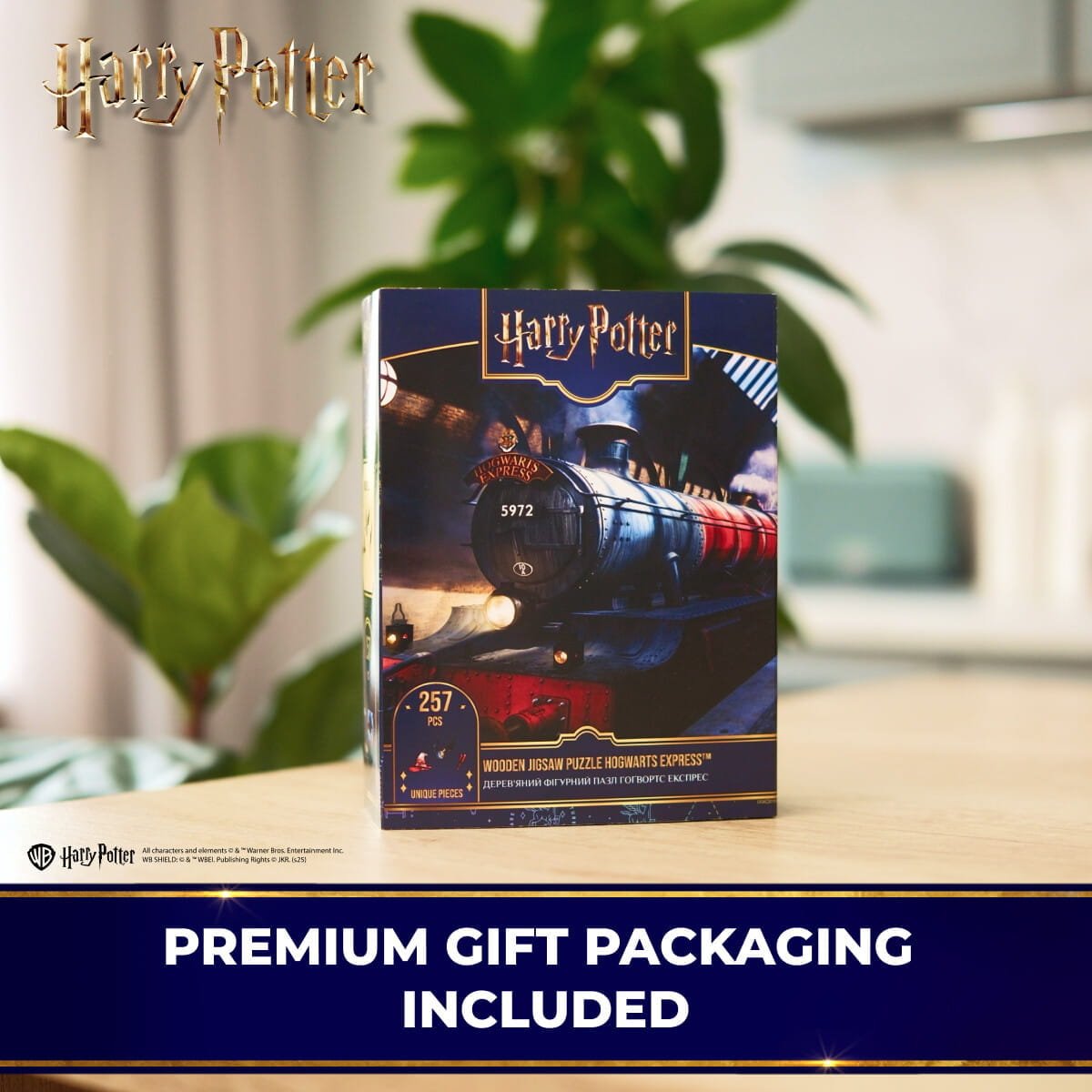 Wooden jigsaw puzzle Harry Potter Hogwarts Express™ - Woods Story