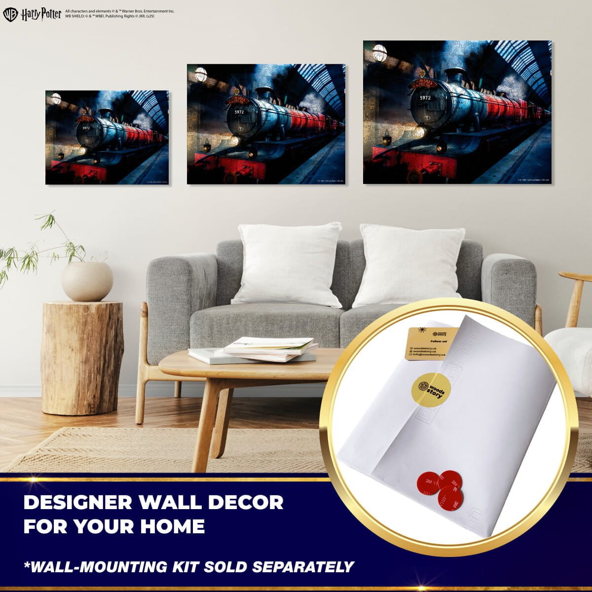 Wooden jigsaw puzzle Harry Potter Hogwarts Express™ - Woods Story