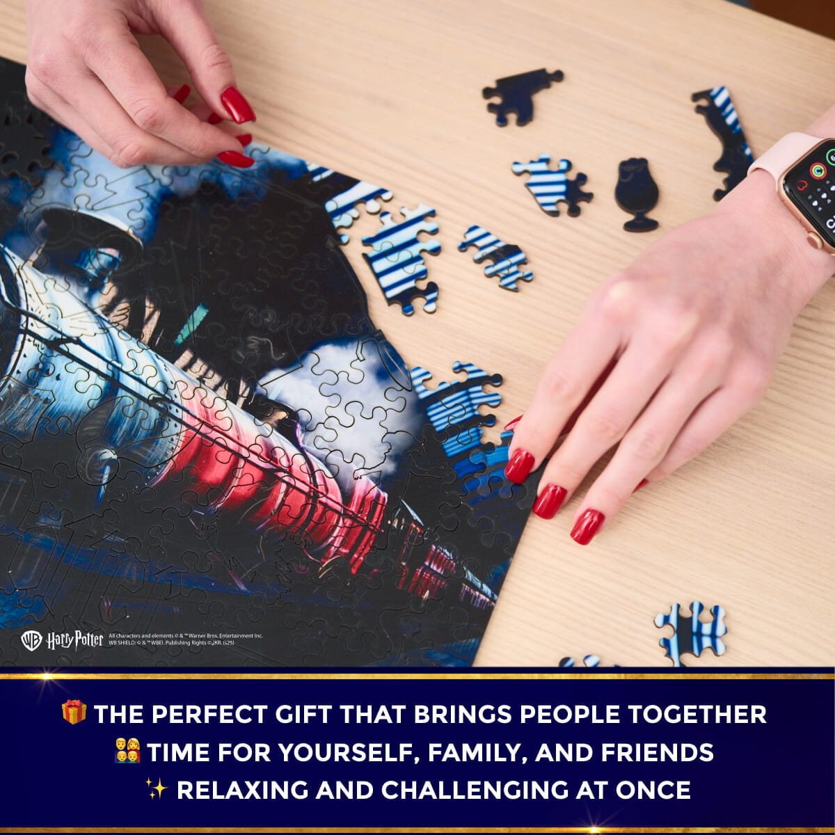 Wooden jigsaw puzzle Harry Potter Hogwarts Express™ - Woods Story