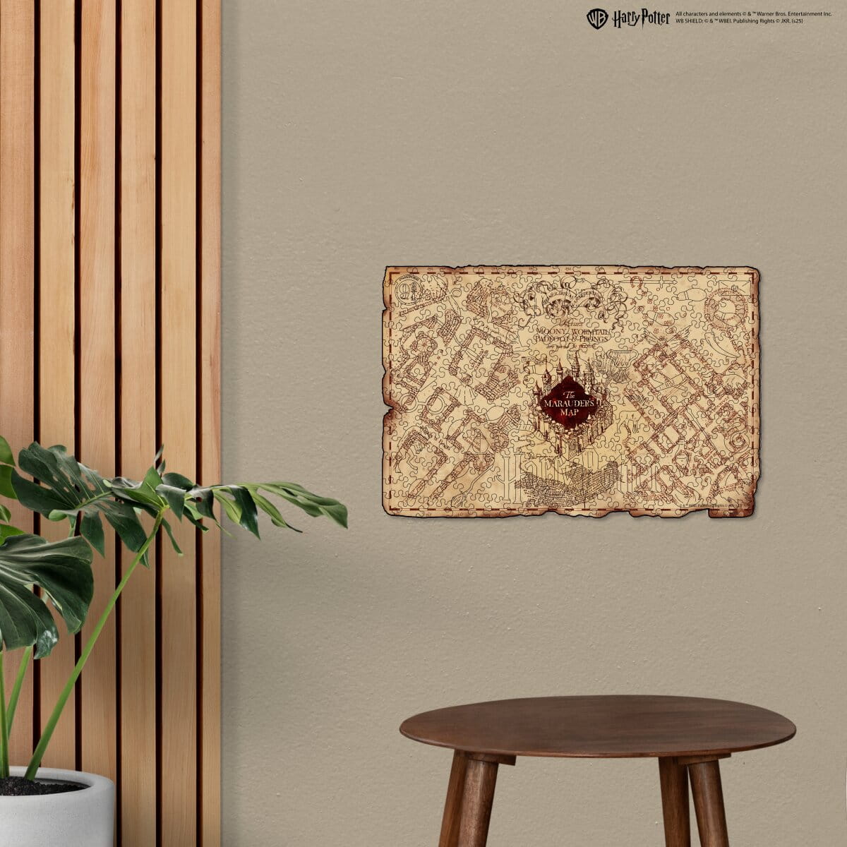 Wooden jigsaw puzzle Harry Potter™ Marauder’s Map - Woods Story