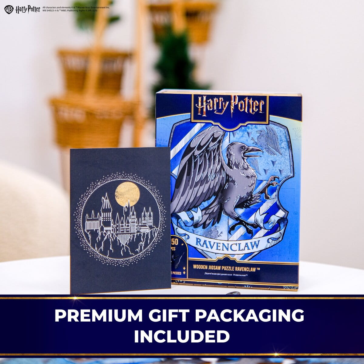 Wooden jigsaw puzzle Harry Potter Ravenclaw™ Crest - Woods Story