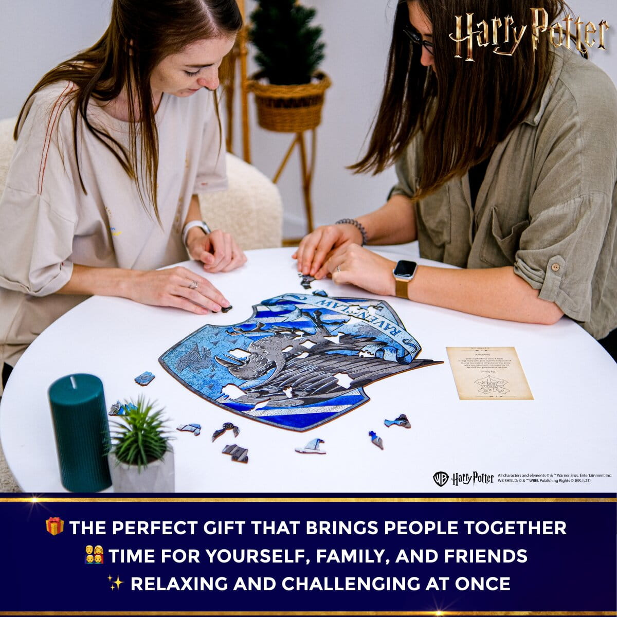Wooden jigsaw puzzle Harry Potter Ravenclaw™ Crest - Woods Story