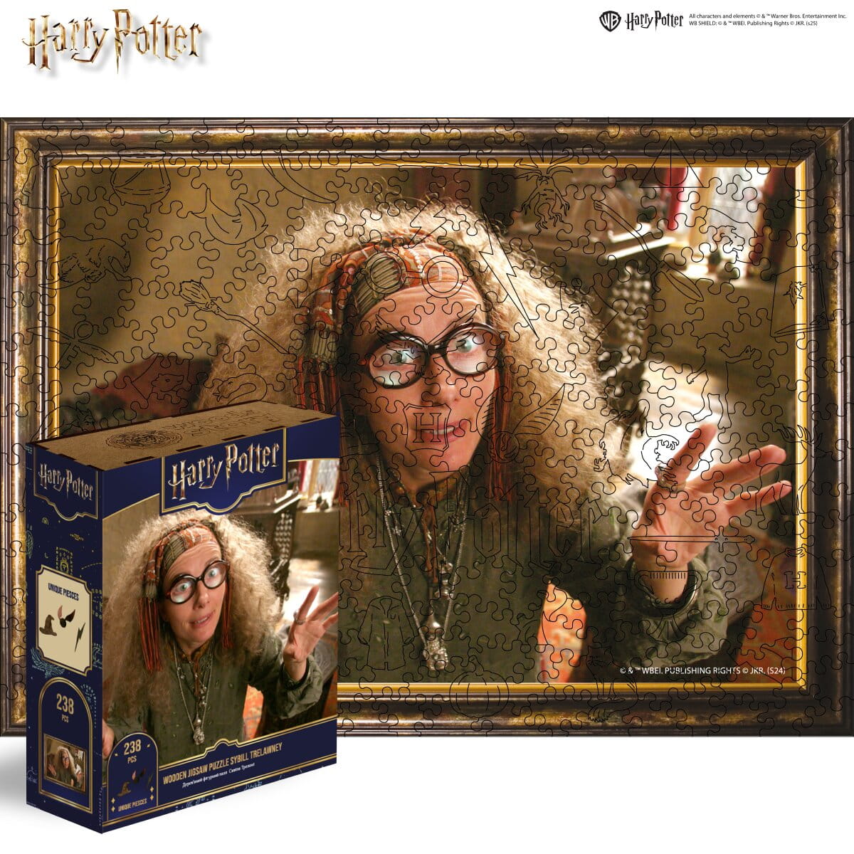 Wooden jigsaw puzzle Harry Potter Sybill Trelawney™ - Woods Story