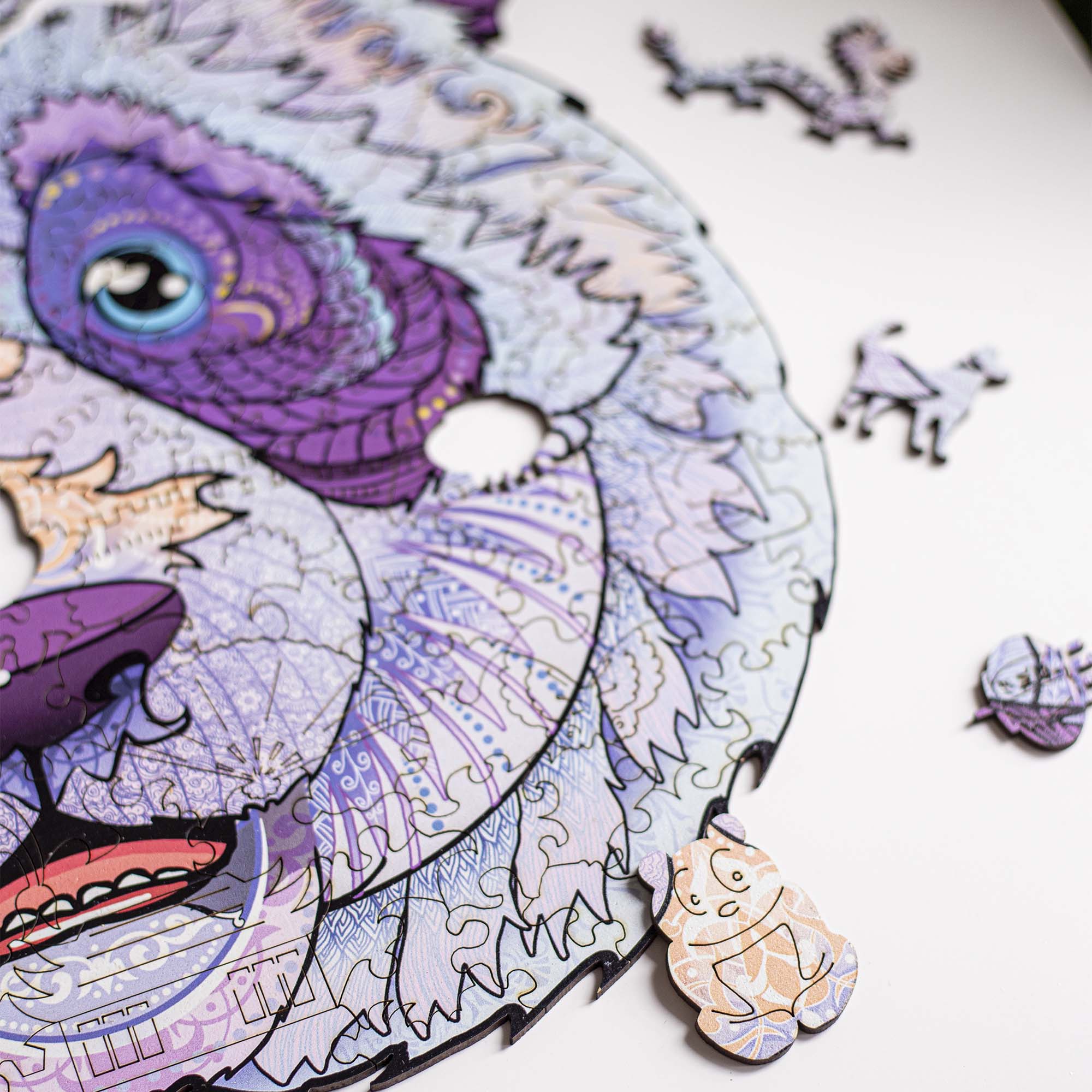 Wooden Jigsaw Puzzle Panda - Woods Story