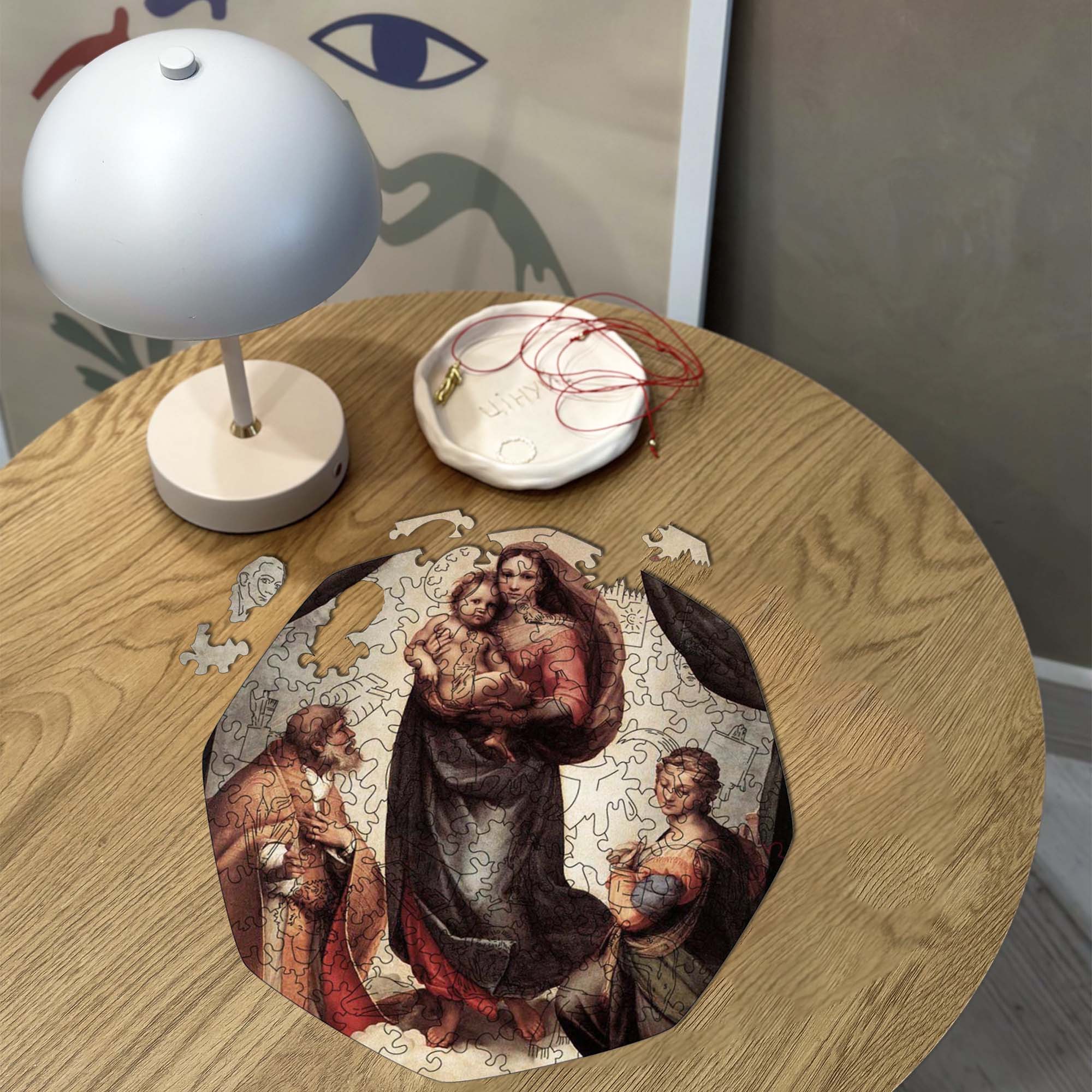 Wooden Jigsaw Puzzle Sistine Madonna (Raphael Santi) - Woods Story