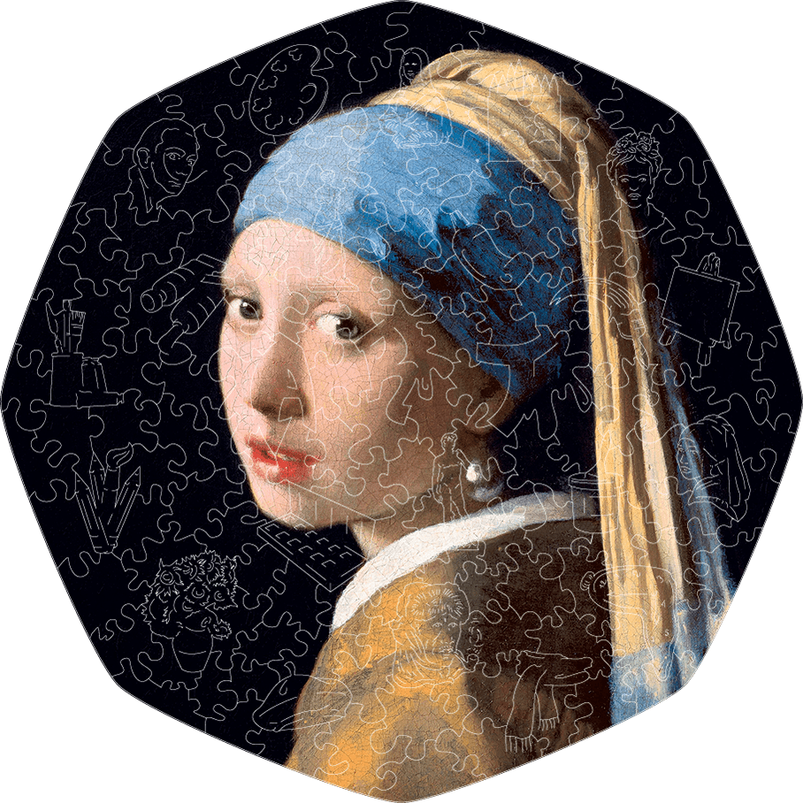 Wooden Jigsaw Puzzle The Girl With The Pearl Earring (Johannes Vermeer) - Woods Story
