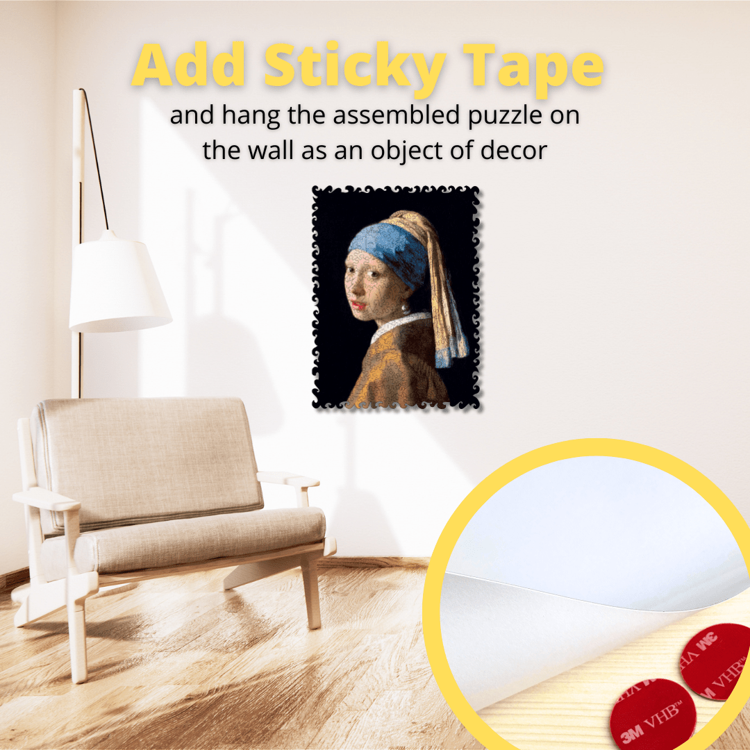 Wooden Jigsaw Puzzle The Girl With The Pearl Earring (Johannes Vermeer) - Woods Story
