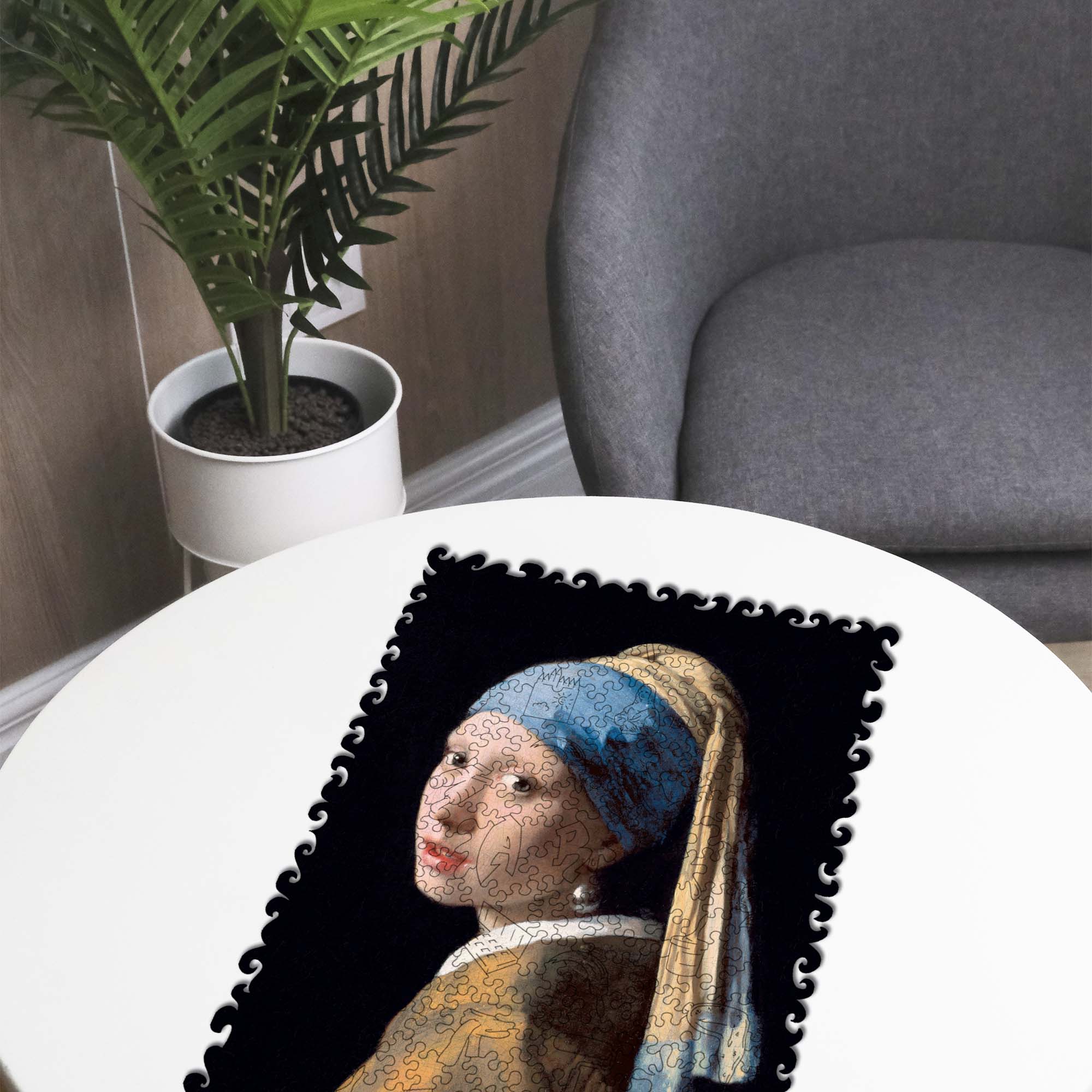 Wooden Jigsaw Puzzle The Girl With The Pearl Earring (Johannes Vermeer) - Woods Story