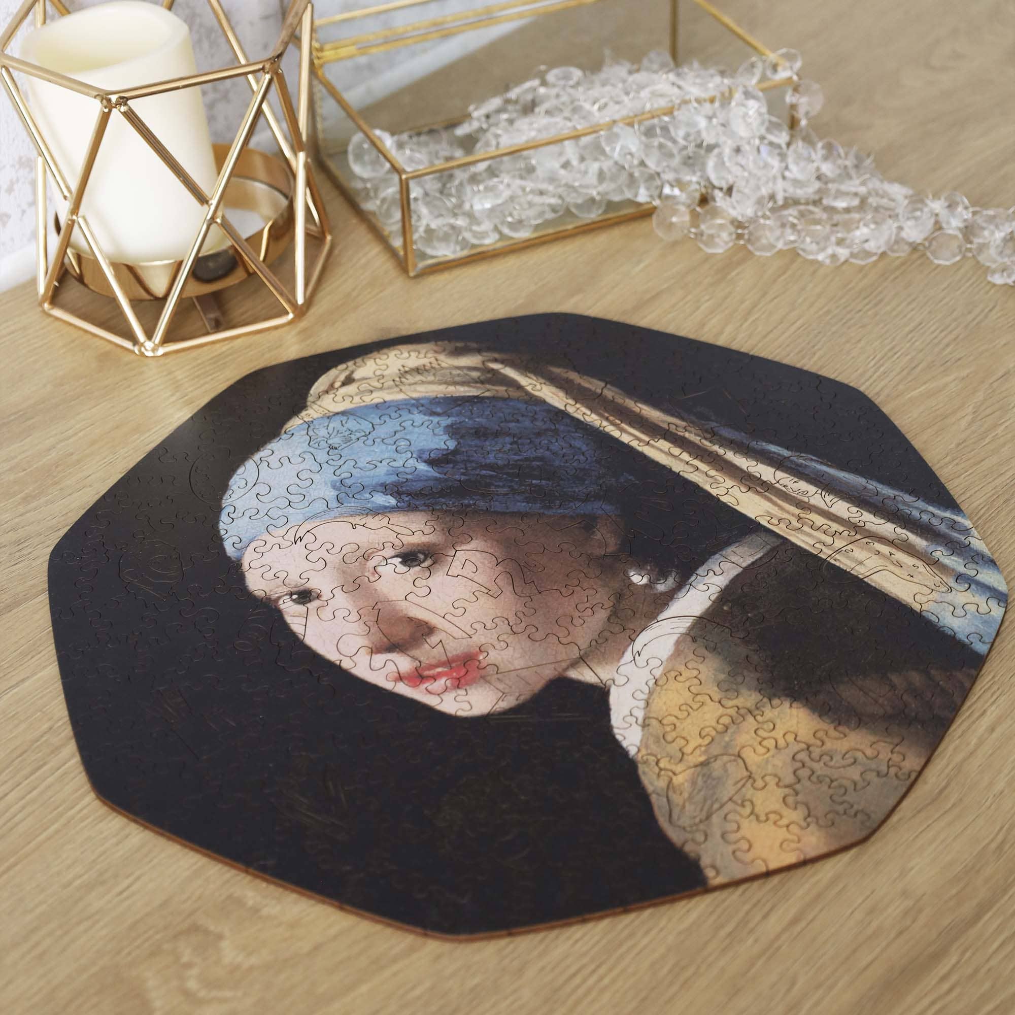 Wooden Jigsaw Puzzle The Girl With The Pearl Earring (Johannes Vermeer) - Woods Story