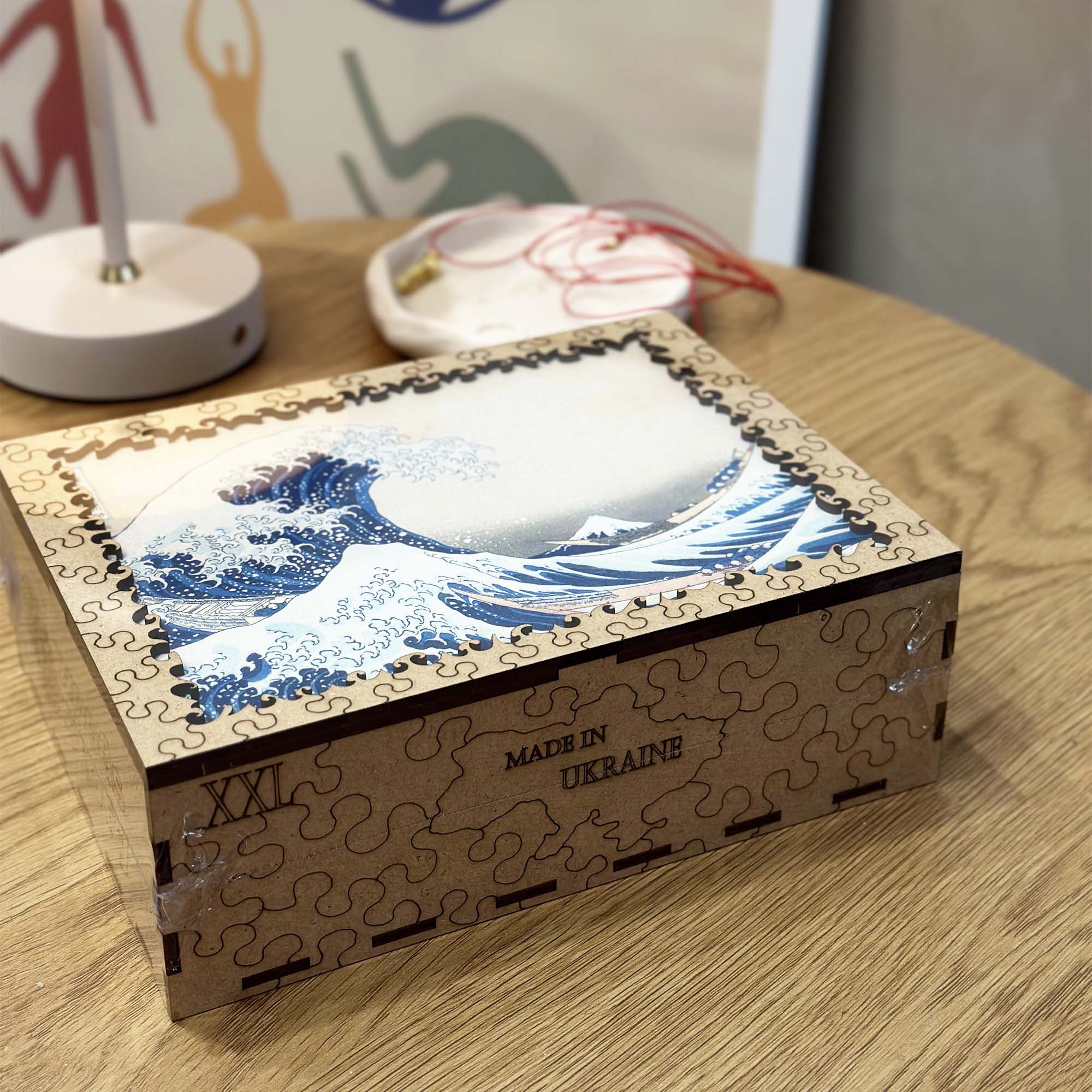 Wooden Jigsaw Puzzle The Great Wave Off Kanagawa (Hokusai) - Woods Story