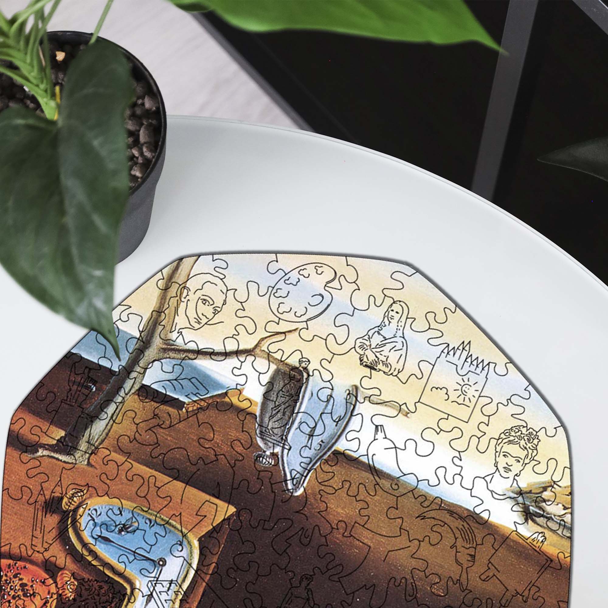 Wooden Jigsaw Puzzle The Persistence of Memory (Salvador Dali) - Woods Story