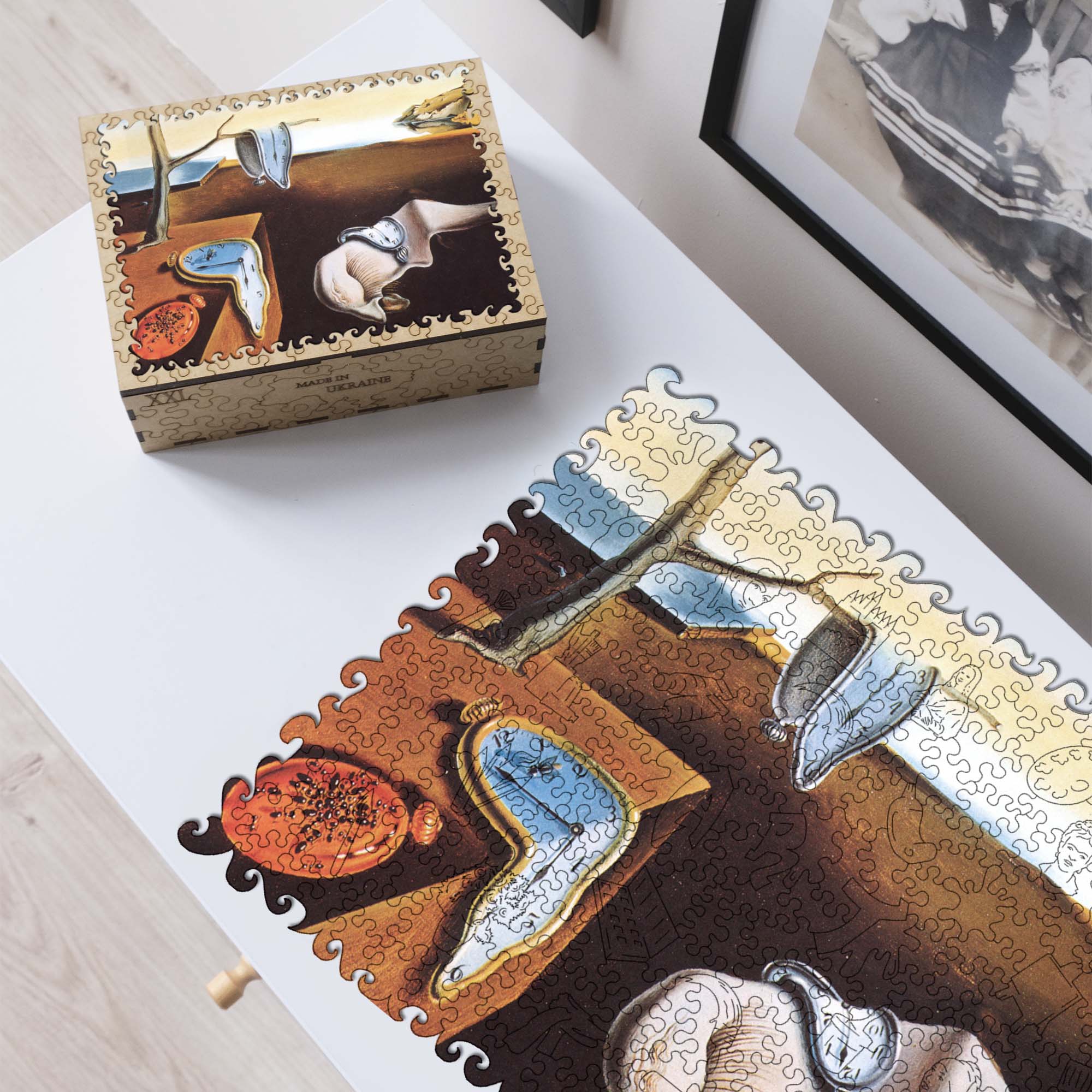 Wooden Jigsaw Puzzle The Persistence of Memory (Salvador Dali) - Woods Story