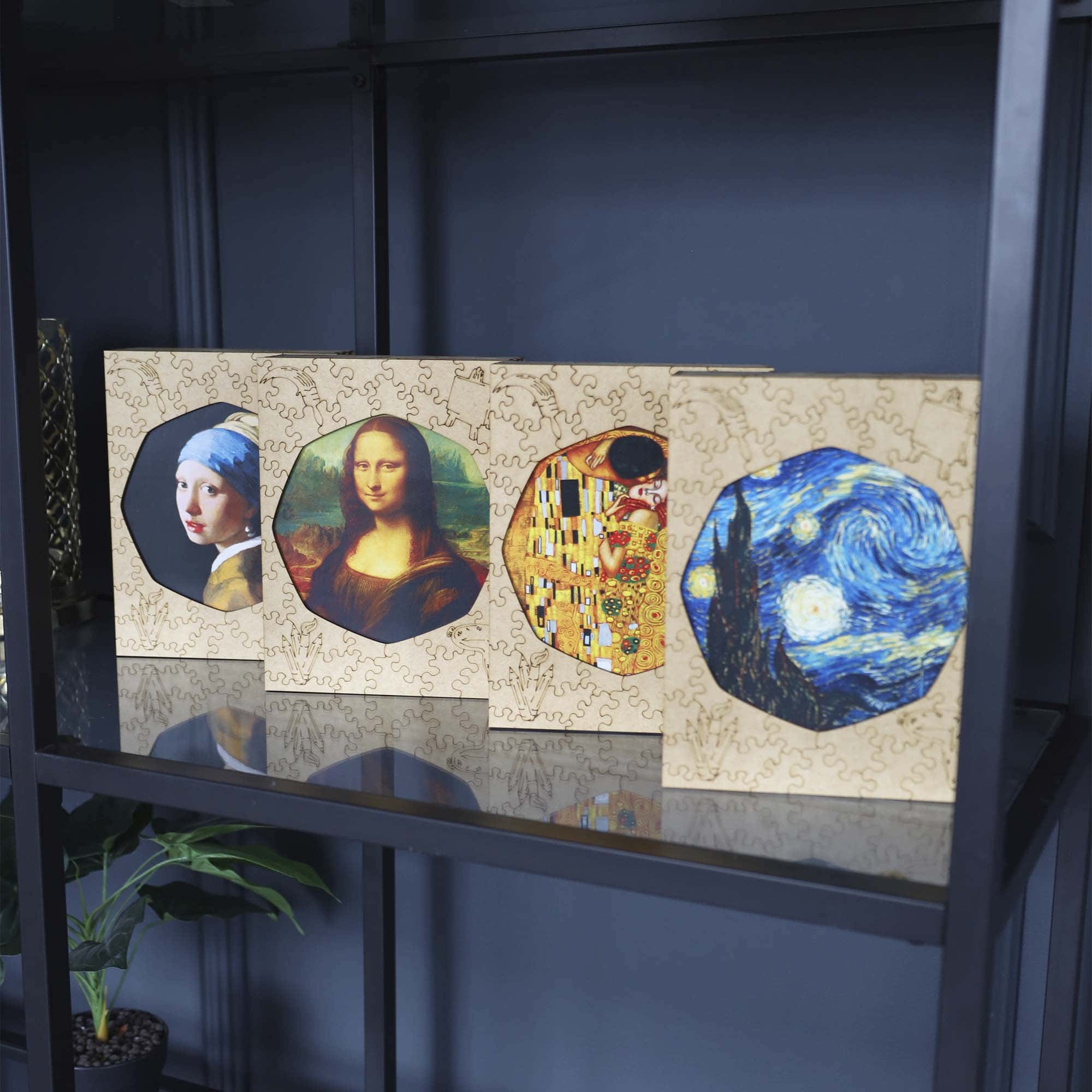 Wooden Jigsaw Puzzle The Starry Night (Vincent van Gogh) - Woods Story