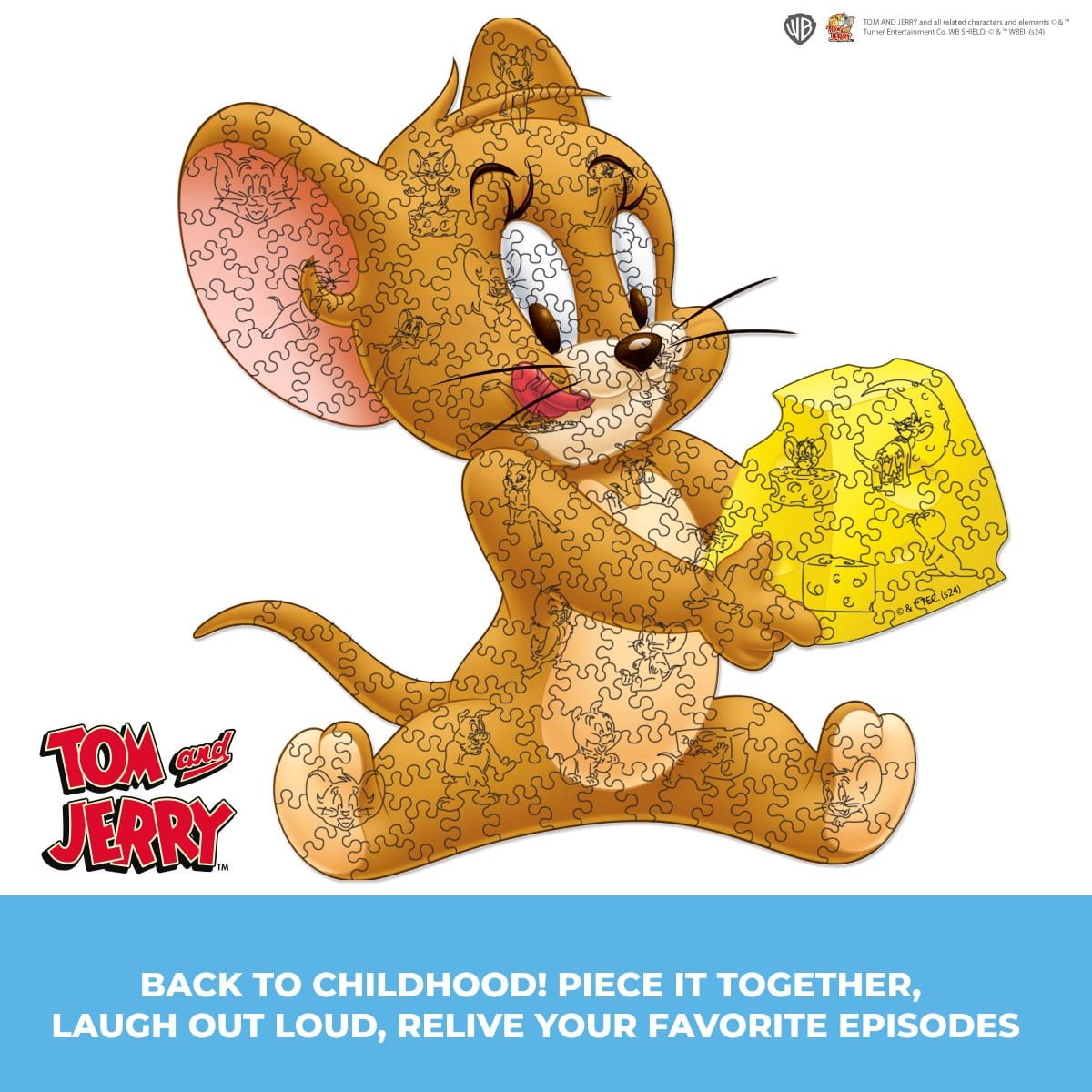 Wooden jigsaw puzzle Tom&Jerry™ Jerry - Woods Story