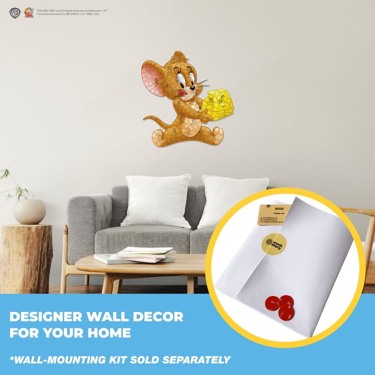 Wooden jigsaw puzzle Tom&Jerry™ Jerry - Woods Story