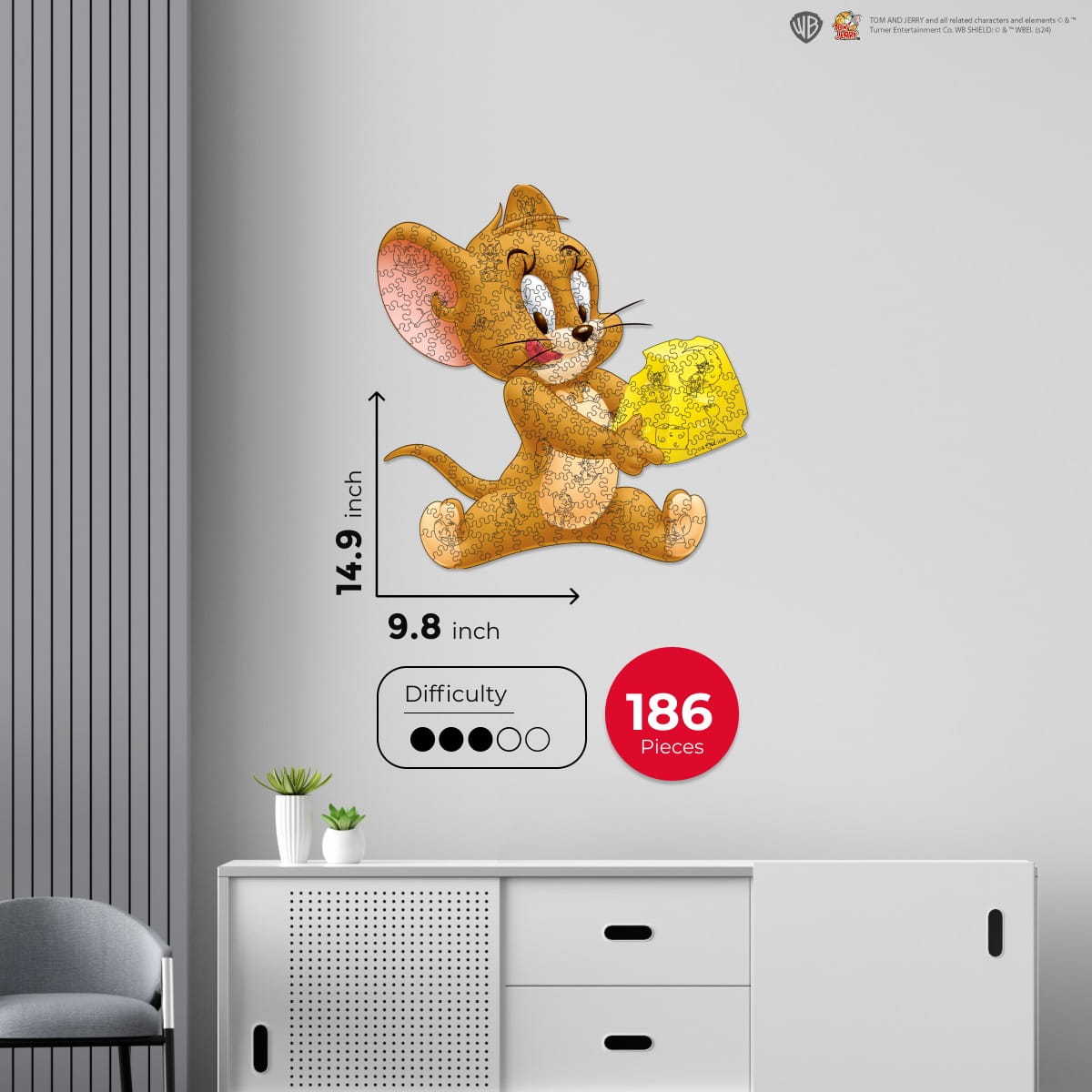 Wooden jigsaw puzzle Tom&Jerry™ Jerry - Woods Story