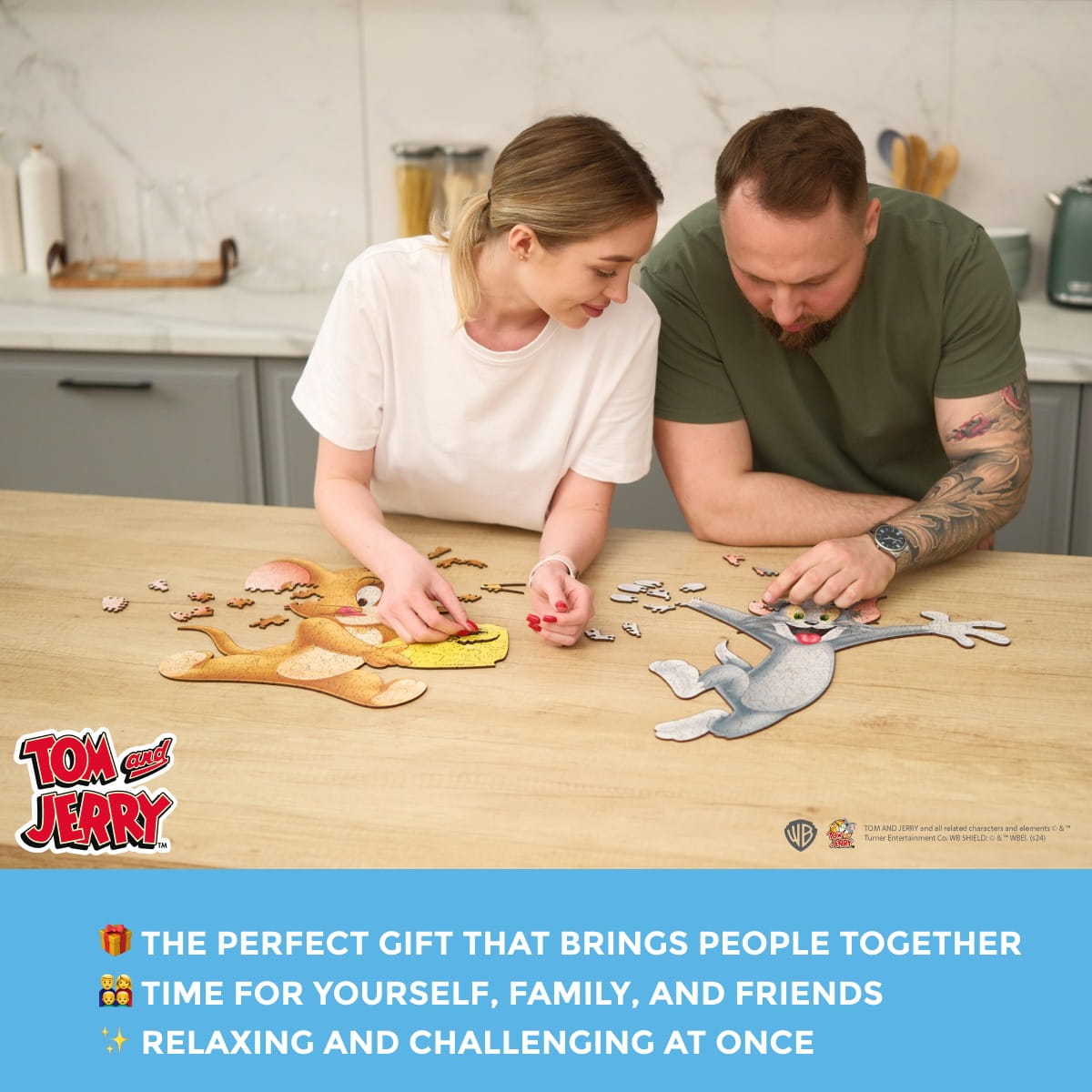 Wooden jigsaw puzzle Tom&Jerry™ Jerry - Woods Story