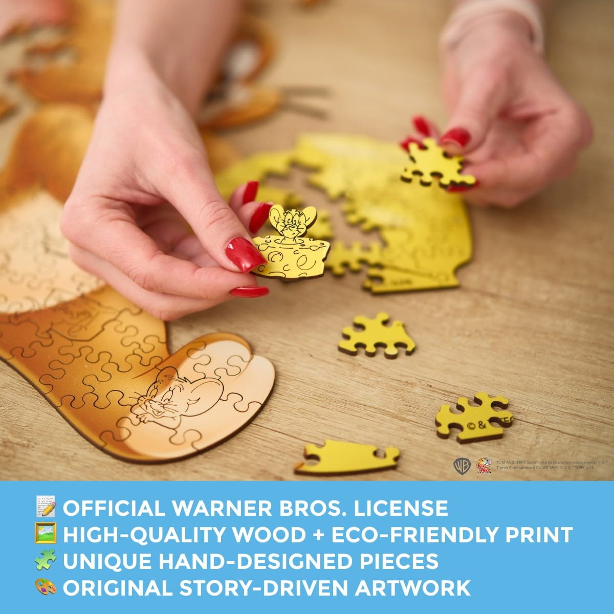 Wooden jigsaw puzzle Tom&Jerry™ Jerry - Woods Story