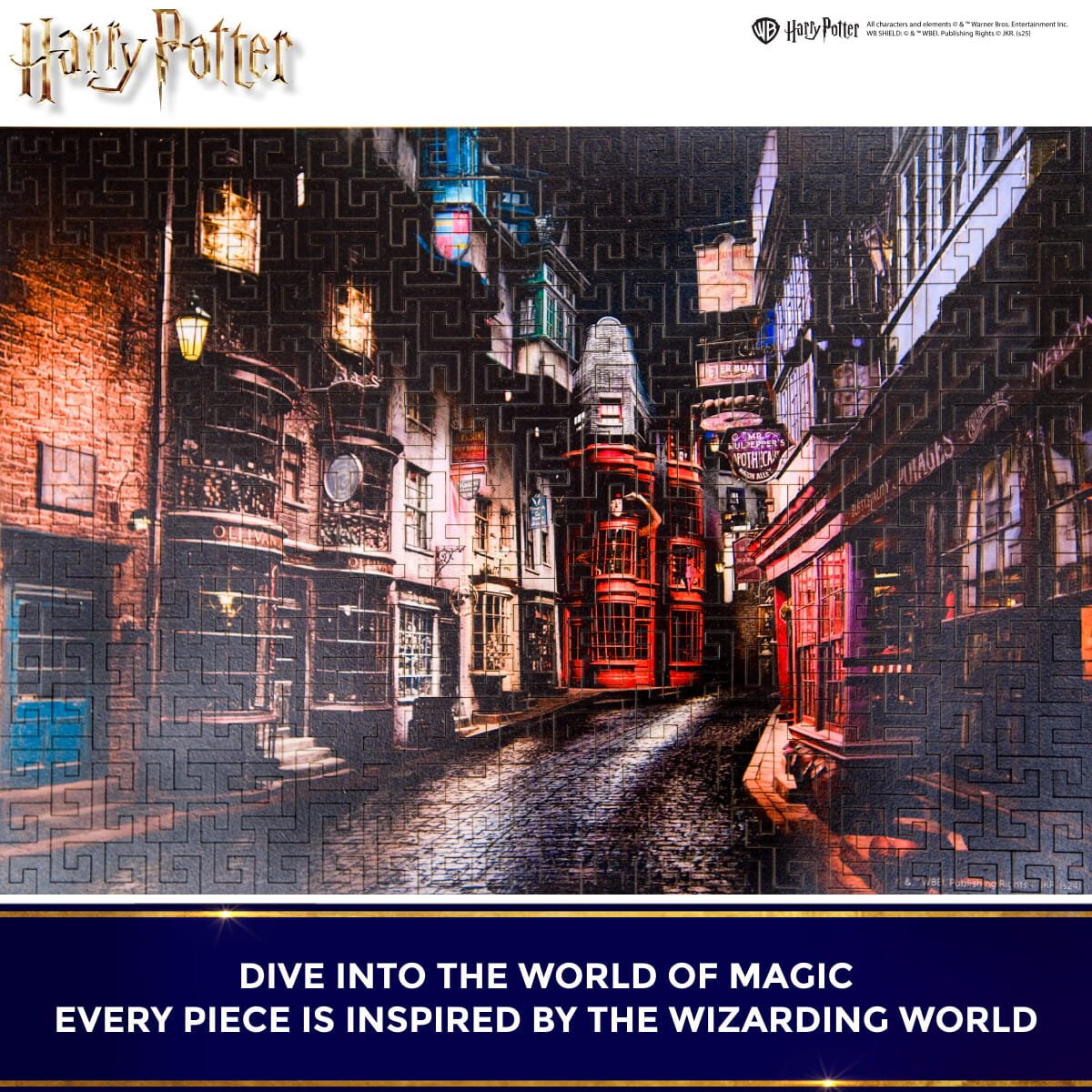 Wooden Maze Puzzle Harry Potter™ Diagon Alley - Woods Story
