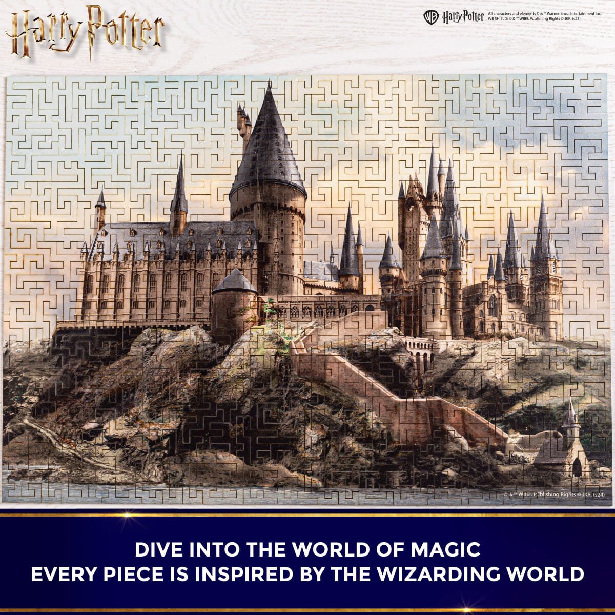 Wooden Maze Puzzle Harry Potter™ Hogwarts Castle - Woods Story